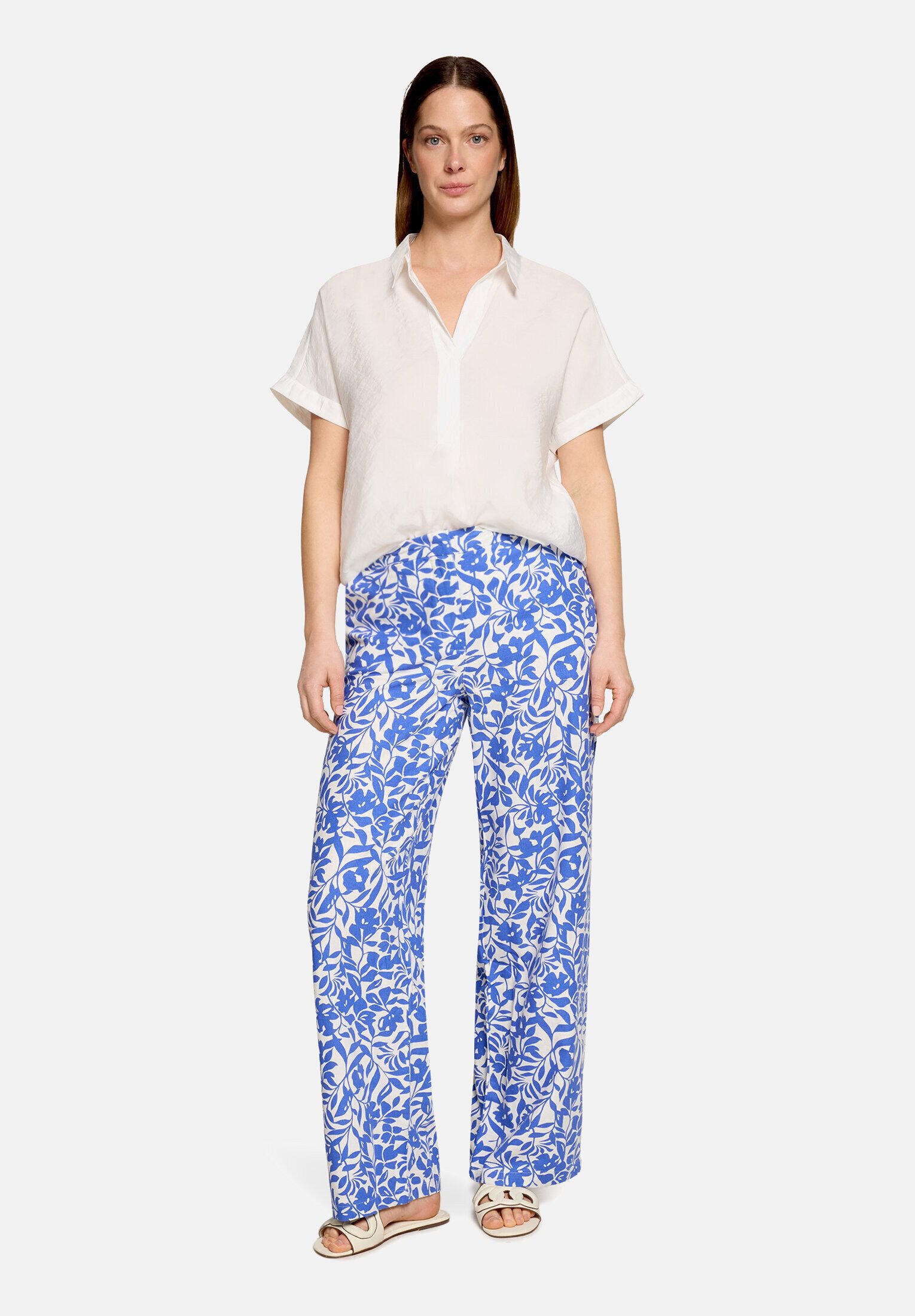 Betty Barclay Leinenhose Damen mit elastischem Bund