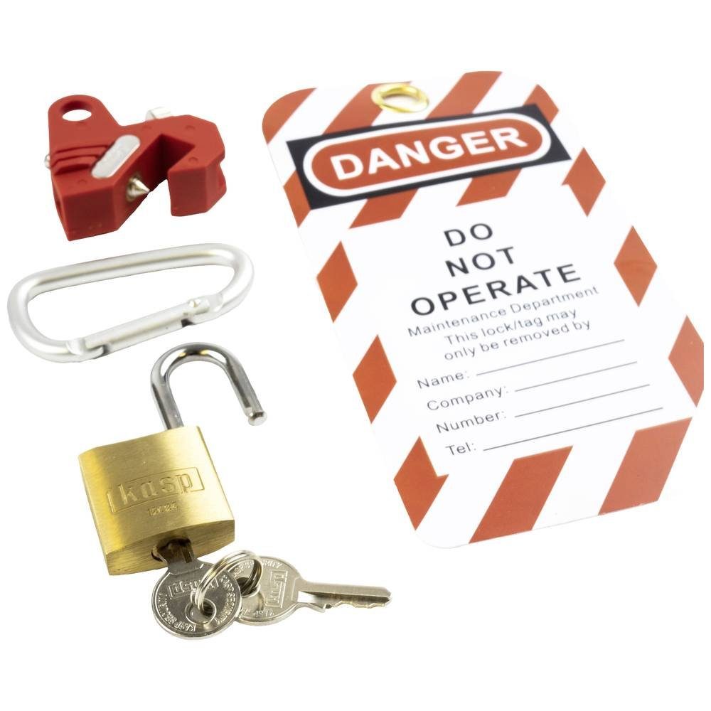 Kasp Vorhängeschloss Verriegelungs-/Lockout-Set K81100
