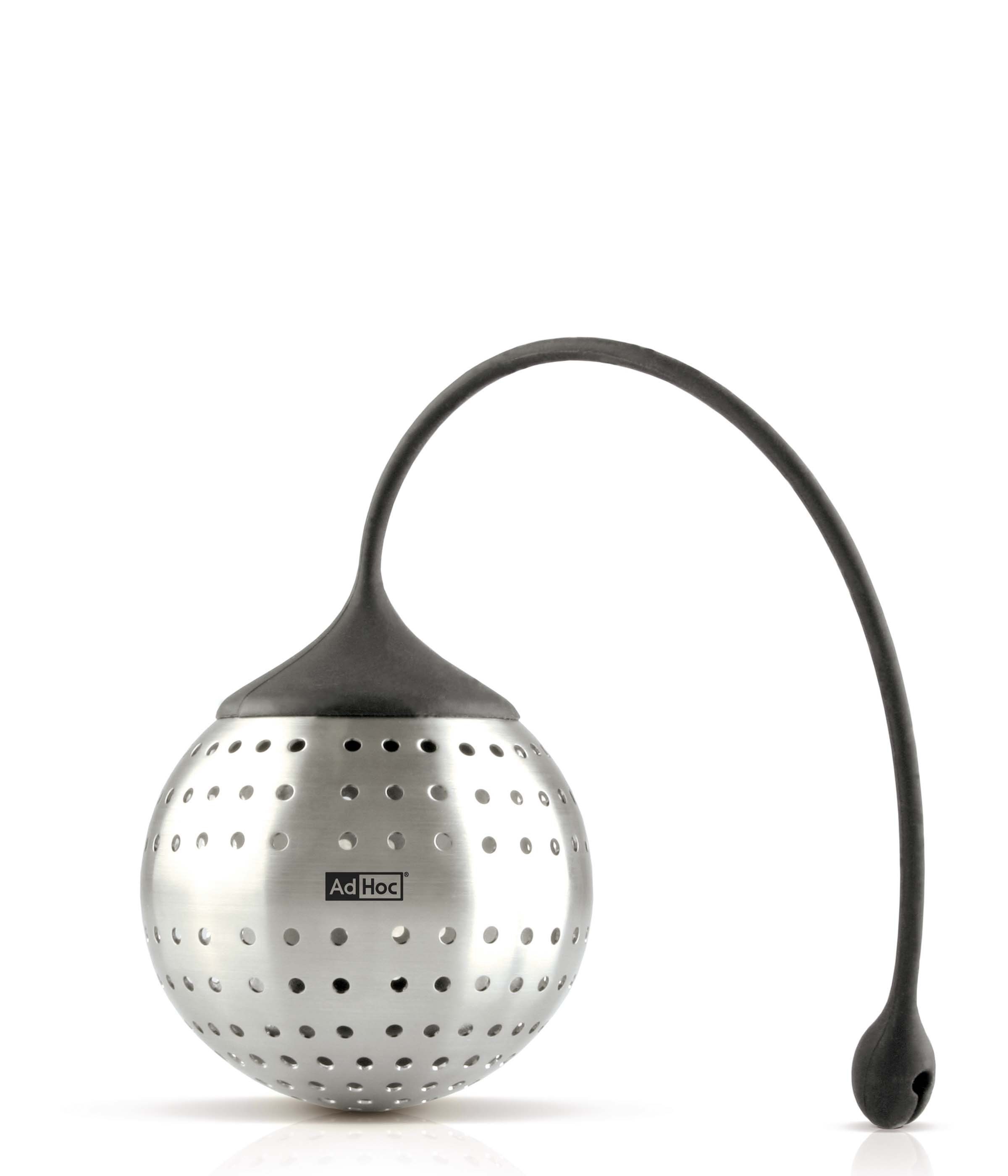 AdHoc Teesieb Gewürzfilter Spice Bomb, Edelstahl, Silikon, (1-St), flexbiler Einsatz für Gewürze, großblättrigen Tee uvm.