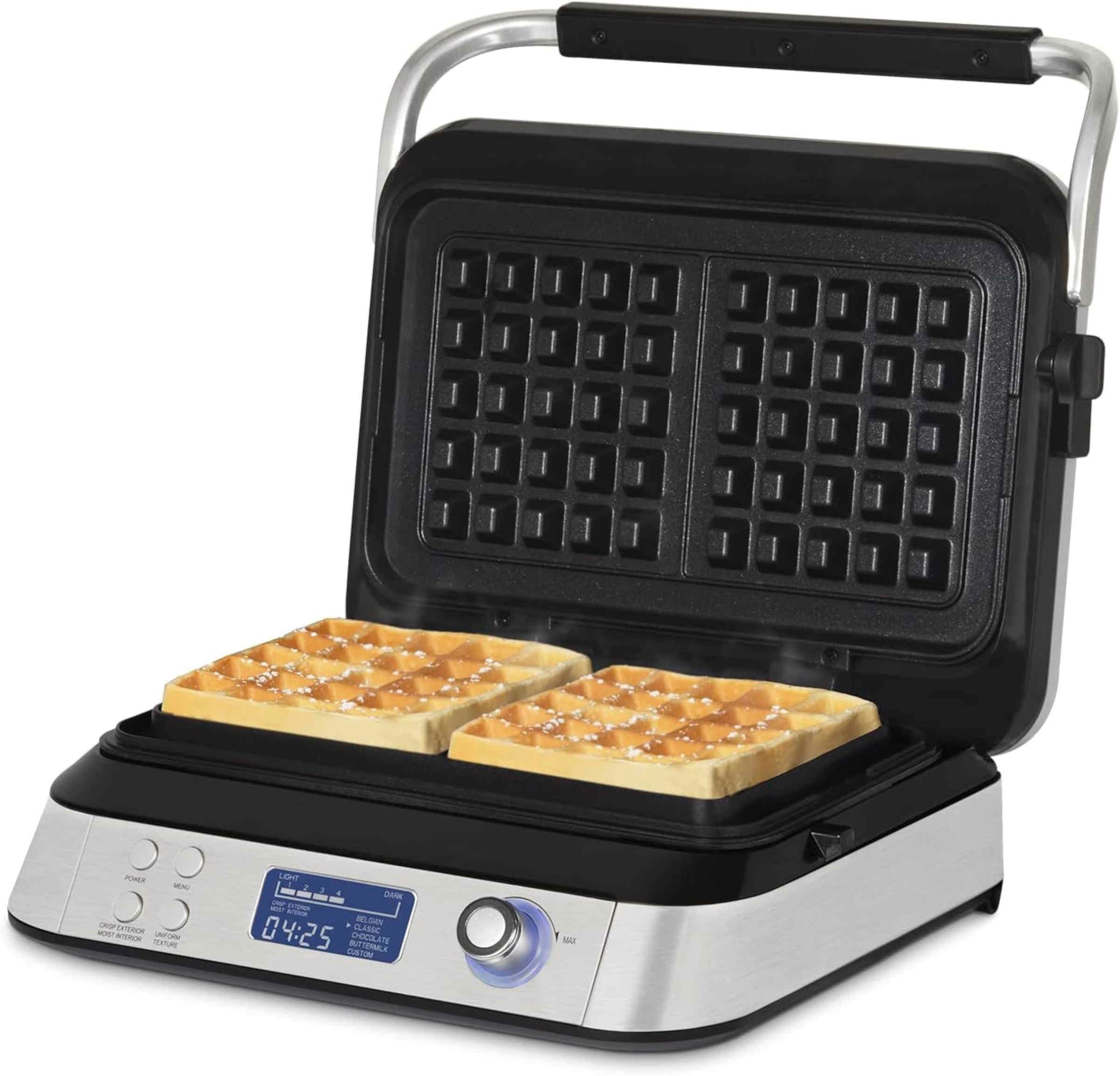 H.Koenig Вафельницы GFX 800 Digitales Doppel-Waffeleisen mit LCD-Display, 1400 W