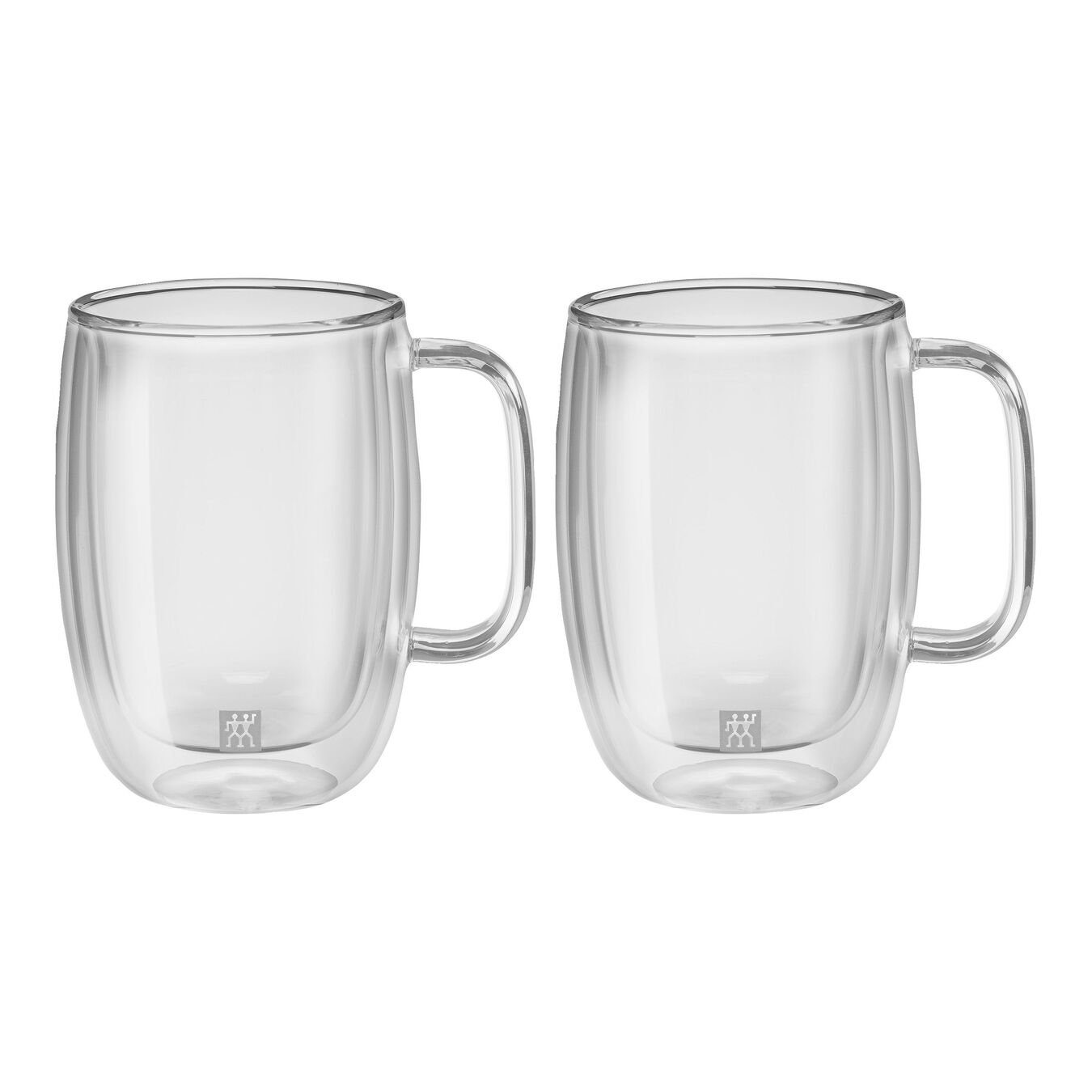 Zwilling Latte-Macchiato-Glas ZWILLING Sorrento Plus Latte Macchiato Glasset, 450 ml / 2-tlg hochwertiges Borosilikatglas, Borosilikatglas