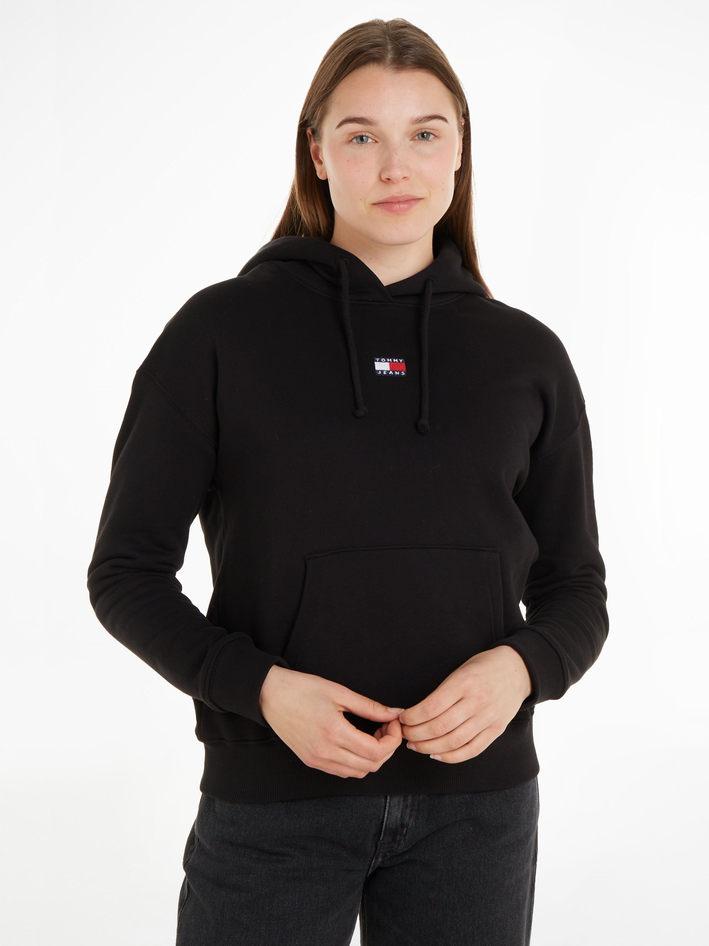 Tommy Jeans Kapuzensweatshirt mit Kängurutasche