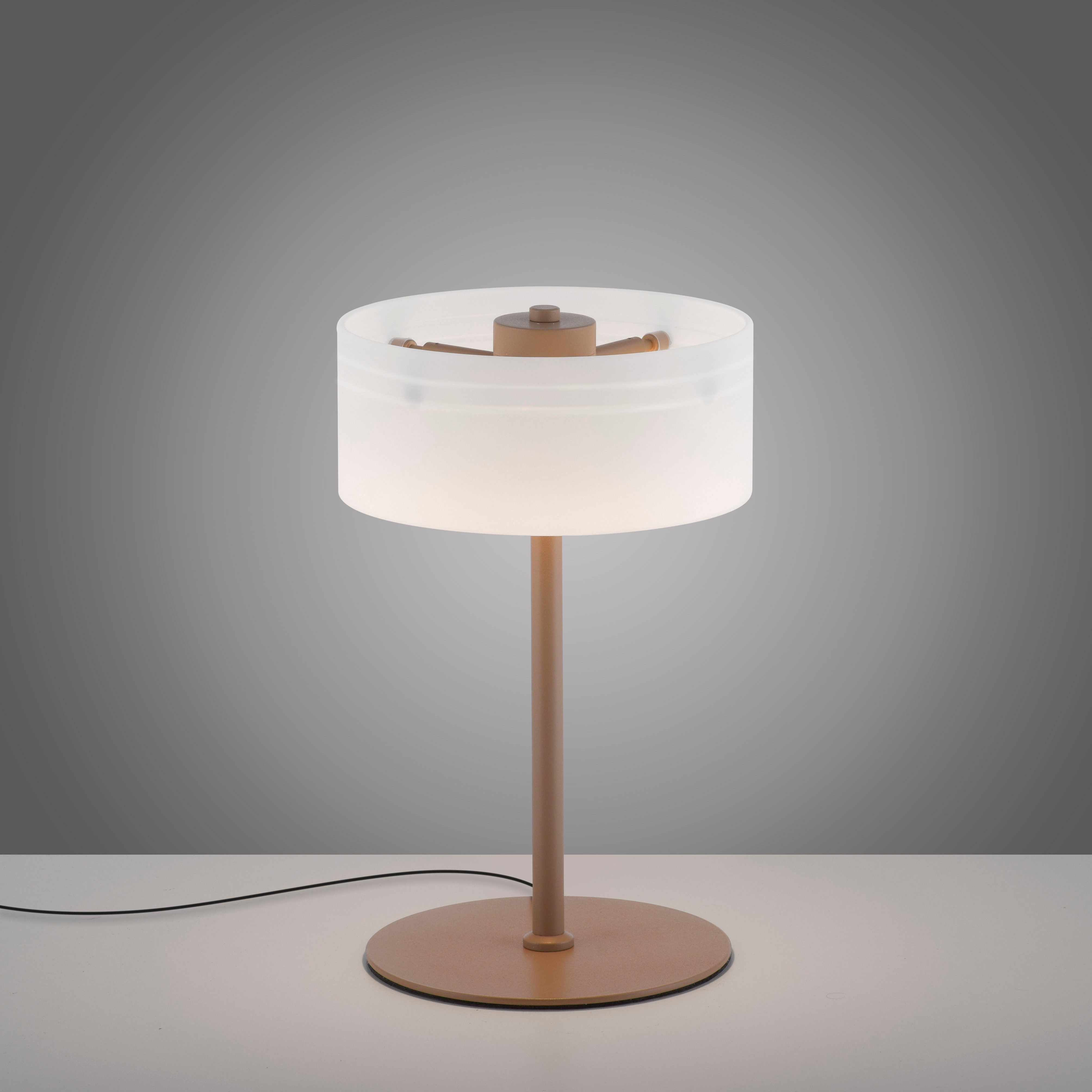 Paul Neuhaus LED Tischleuchte MARIKA, Memoryfunktion, LED fest integriert, Warmweiß, Touchdimmer, Memoryfunktion