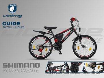 Licorne Bike Mountainbike Licorne Bike Guide Premium Mountainbike in 20, 24, 26 Zoll - Fahrrad