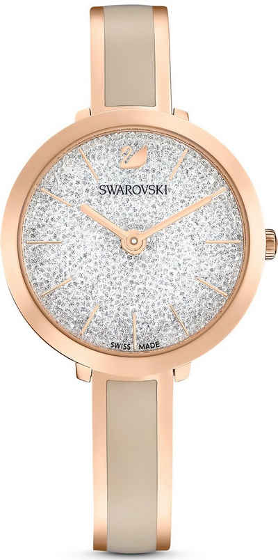 Swarovski Quarzuhr Crystalline Delight, 5642218, Armbanduhr, Damenuhr, Swarovski-Kristalle, Swiss Made