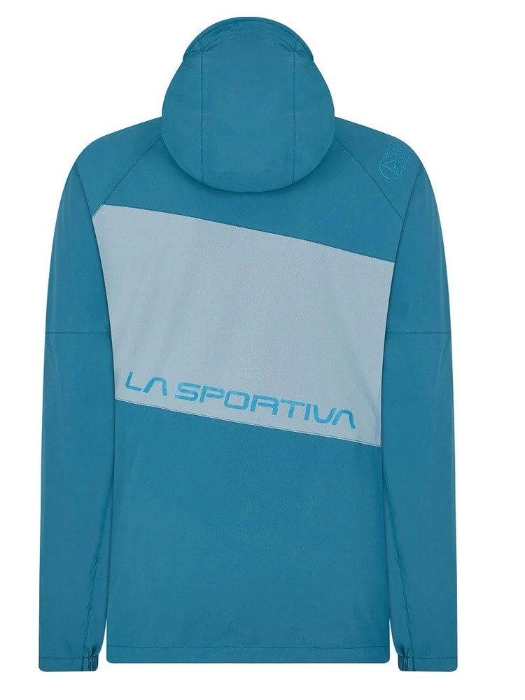 La Sportiva Laufjacke Run (leicht, wasserabweisend, maximale Bewegungsfreiheit) blau Damen