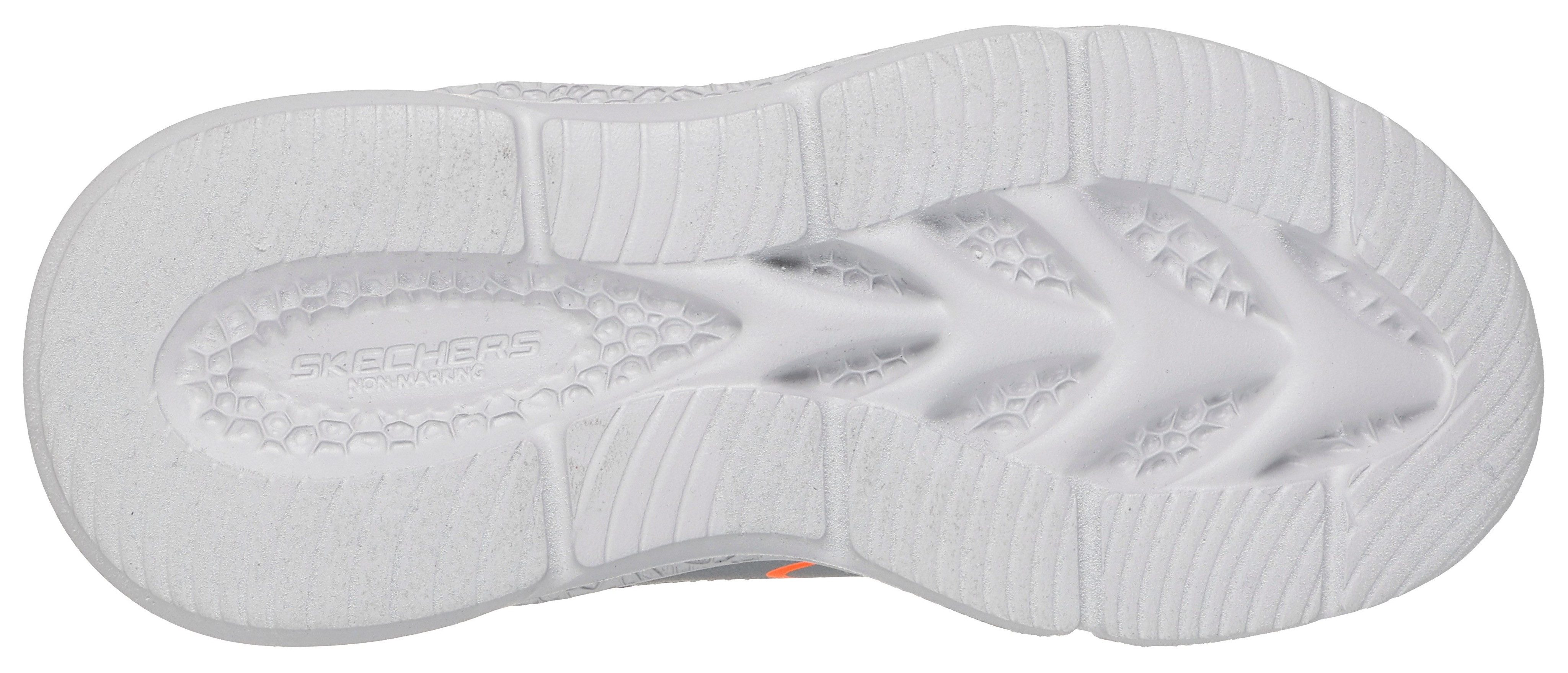 Skechers SKECHERS METEOR-LIGHTS Sneaker Klettschuh mit Blinkfunktion, Größenschablone zum Download