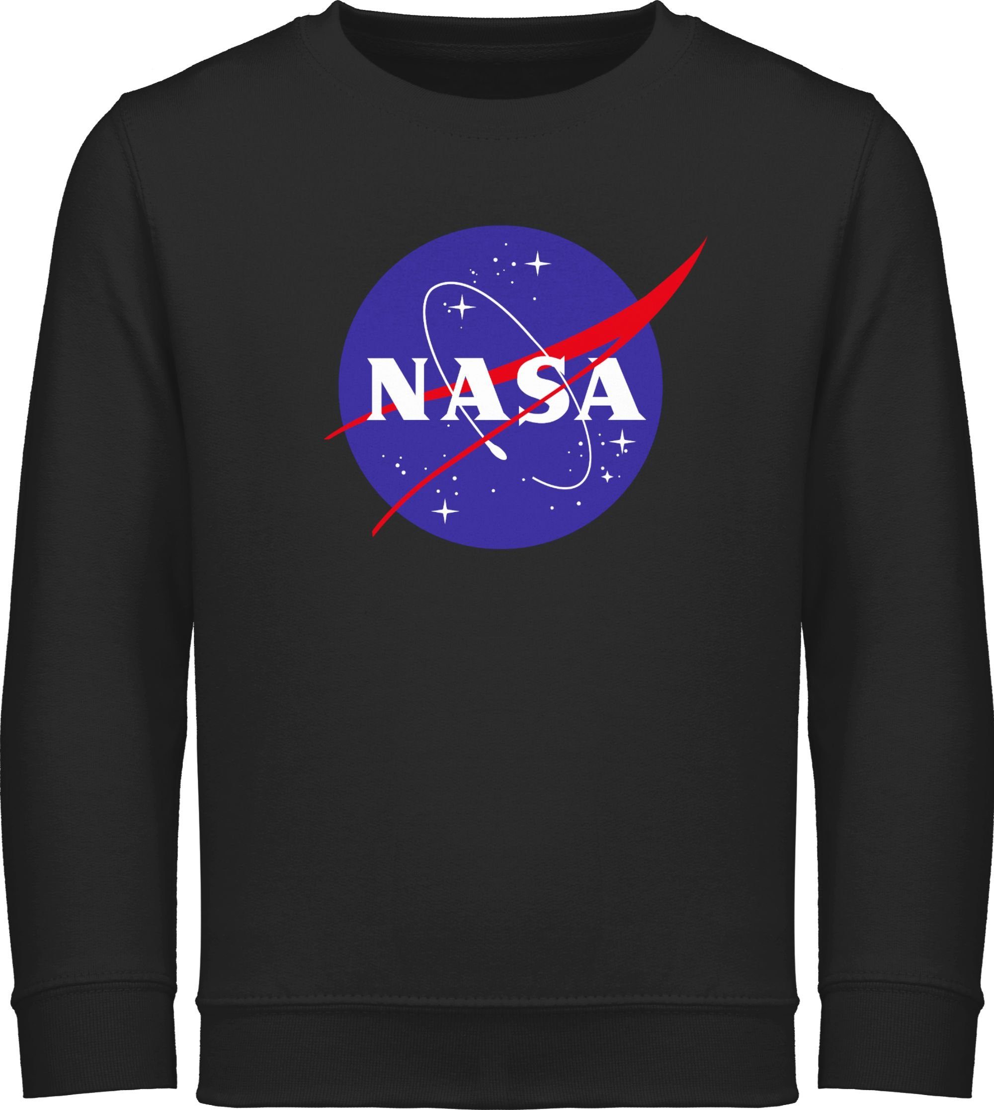 Shirtracer Sweatshirt Nasa Meatball Logo Kinderkleidung und Co 1 Schwarz | Sweatshirts