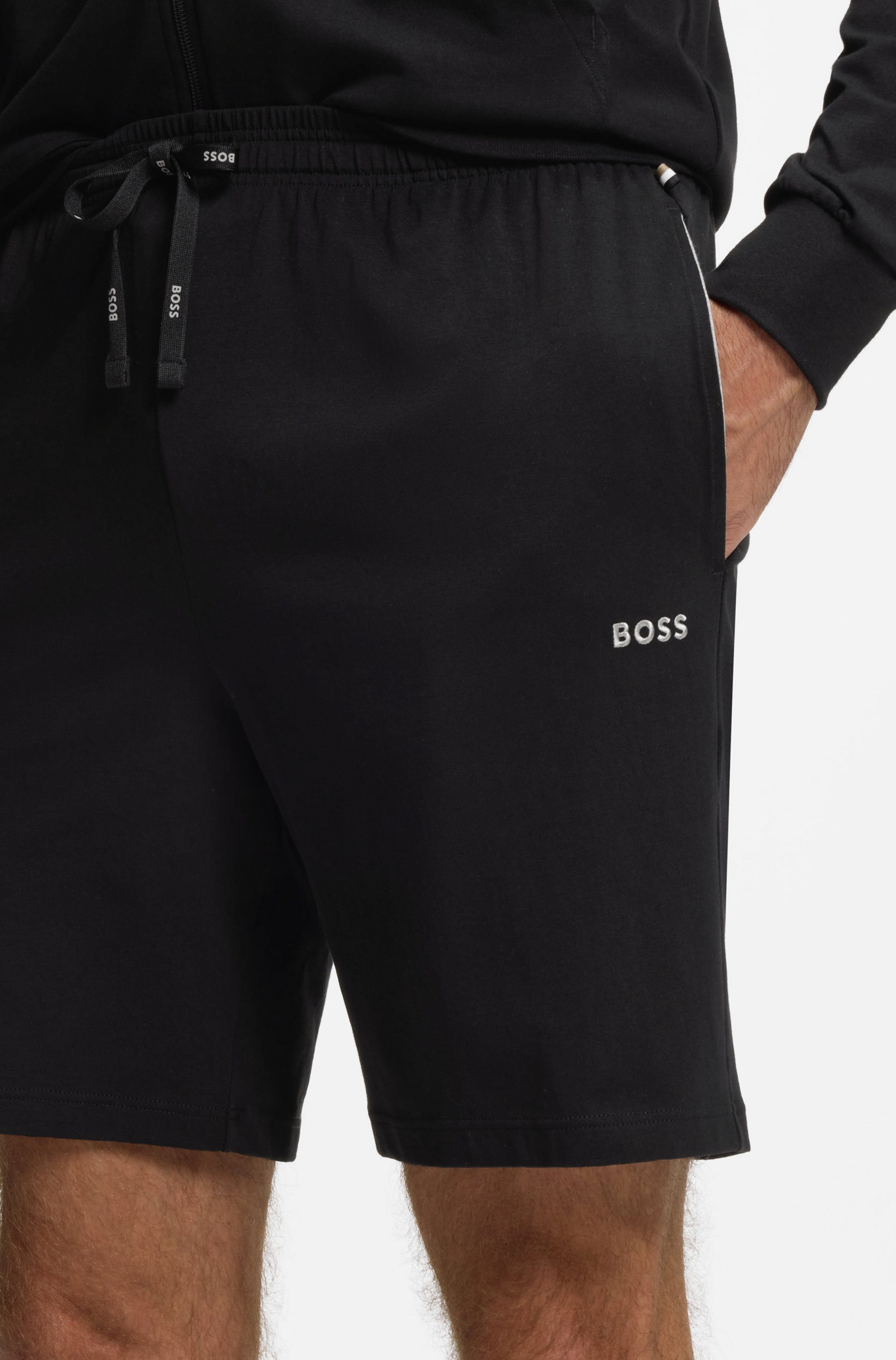 BOSS Sweatshorts Mix&Match Short CW mit BOSS Logo