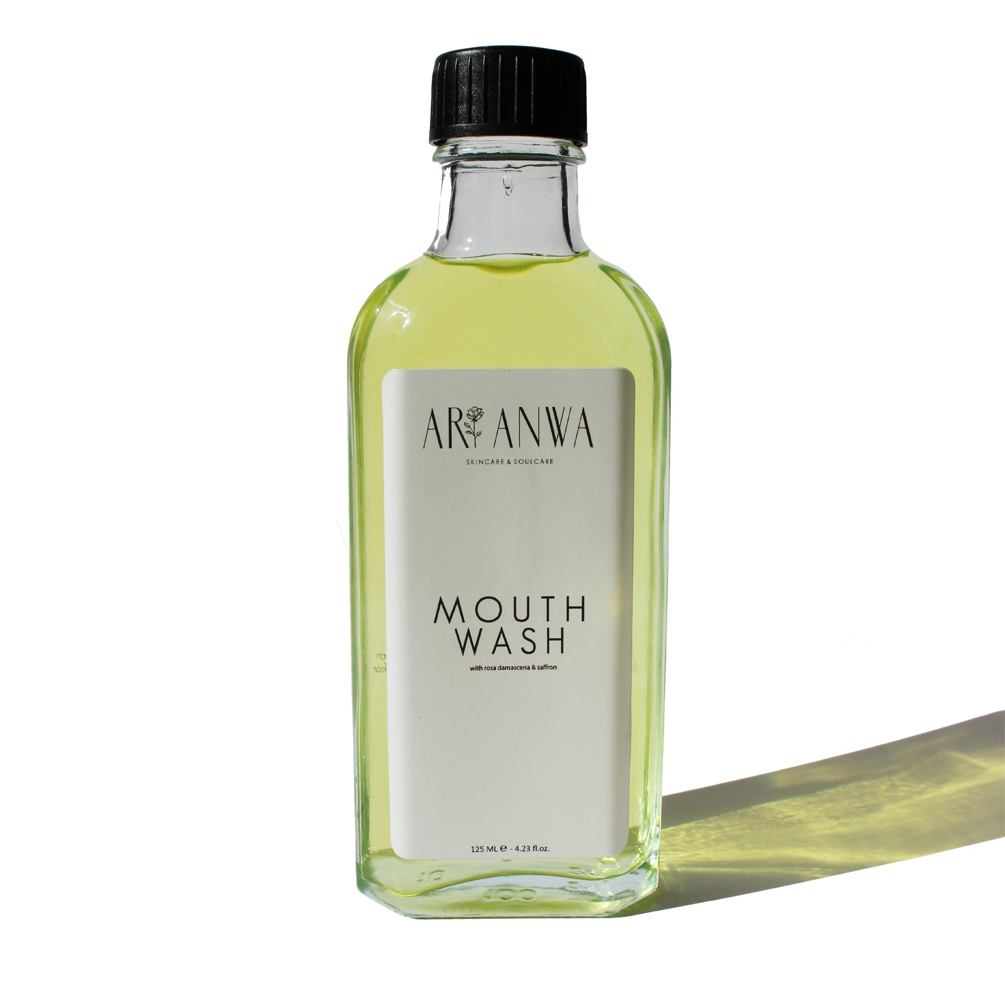ARI ANWA Skincare Жидкость для полоскания рта Mouthwash Rose, Жидкость для полоскания рта mit Rosenwasser & Safran