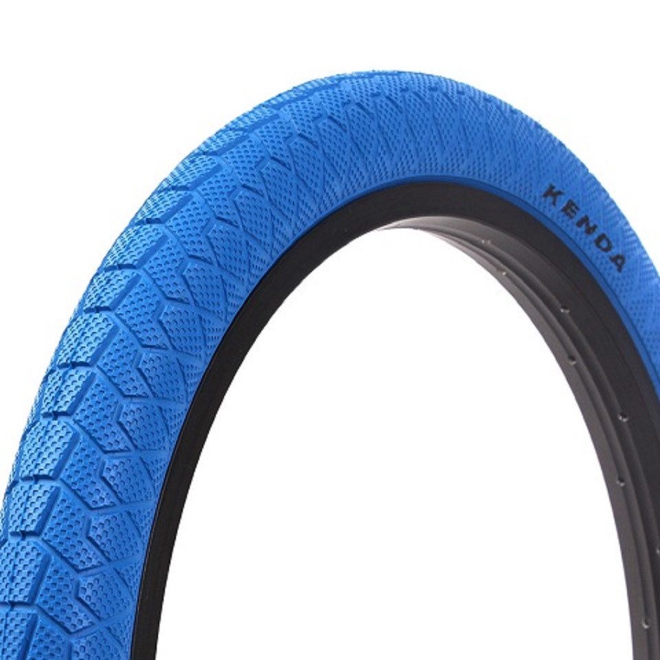KHEbikes Fahrradreifen KENDA BMX Reifen 20 x 1,95 Zoll – stabil & blau, Hochwertige Gummimischung