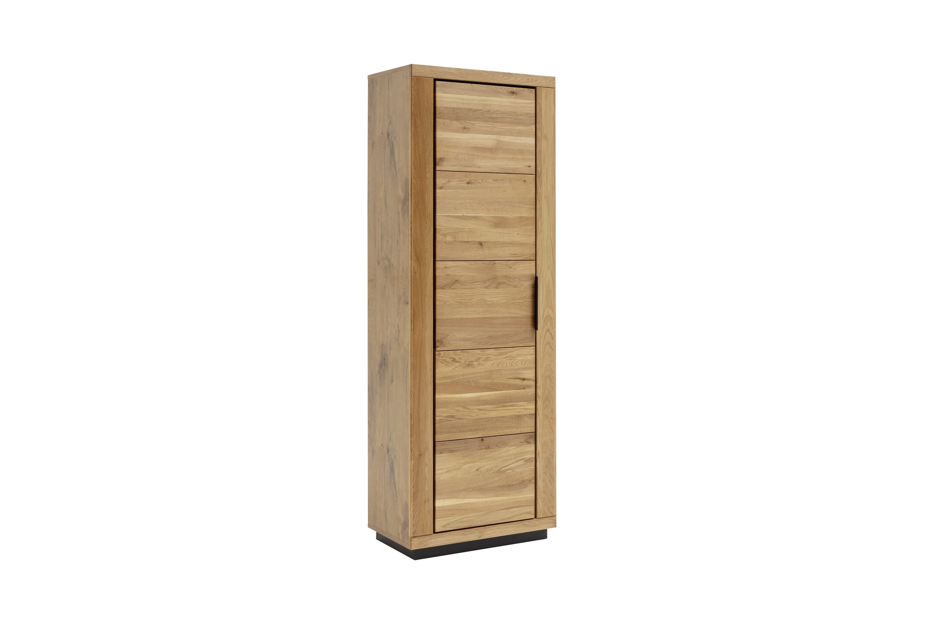 MCA living Garderobenschrank 2 Böden, 1 Stange, in Eiche teilmassiv - 69,5x200,5x40 (BxHxT)