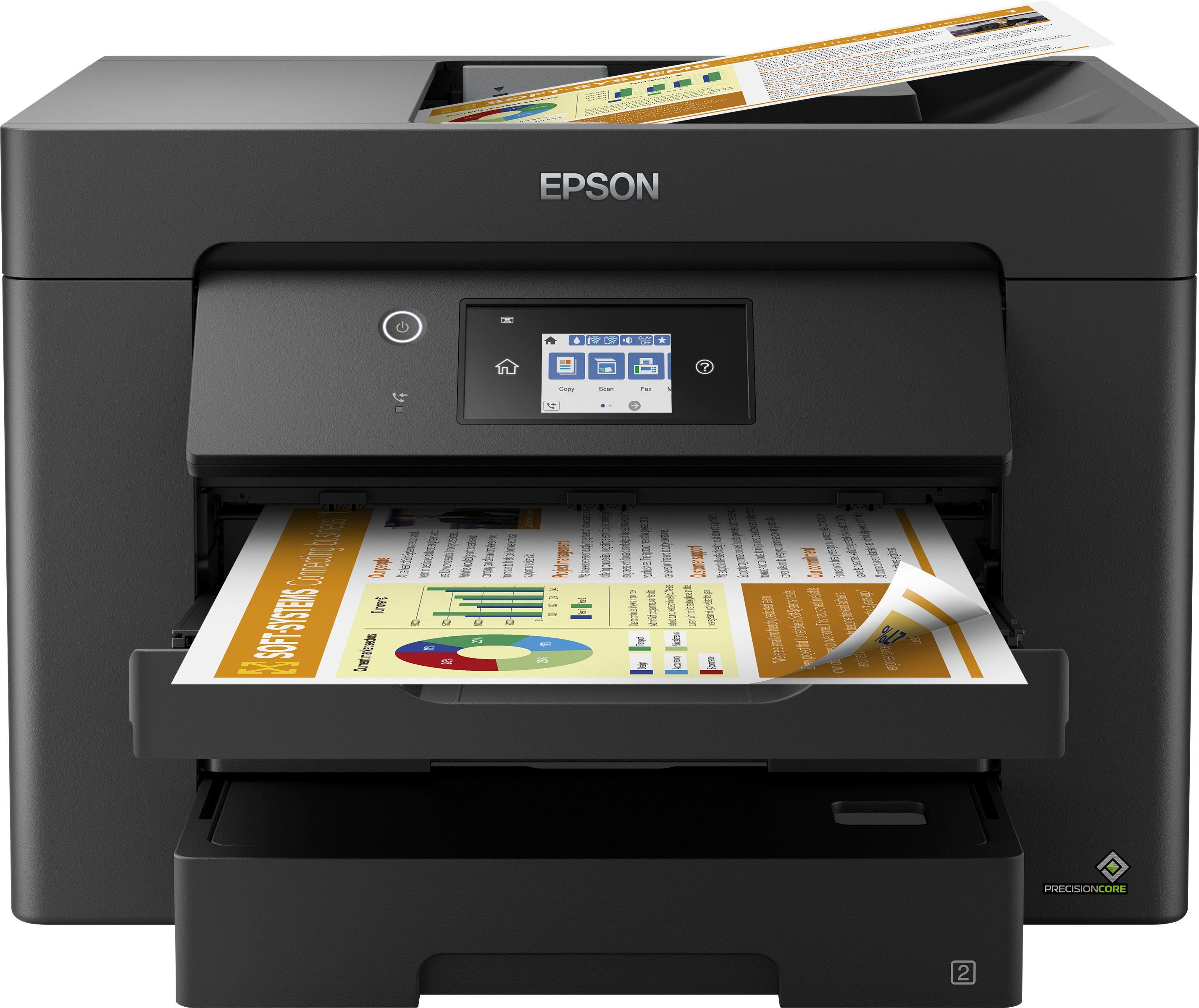 Epson WorkForce WF-7830DTWF Многофункциональный принтер, (LAN (Ethernet), WLAN (Wi-Fi)