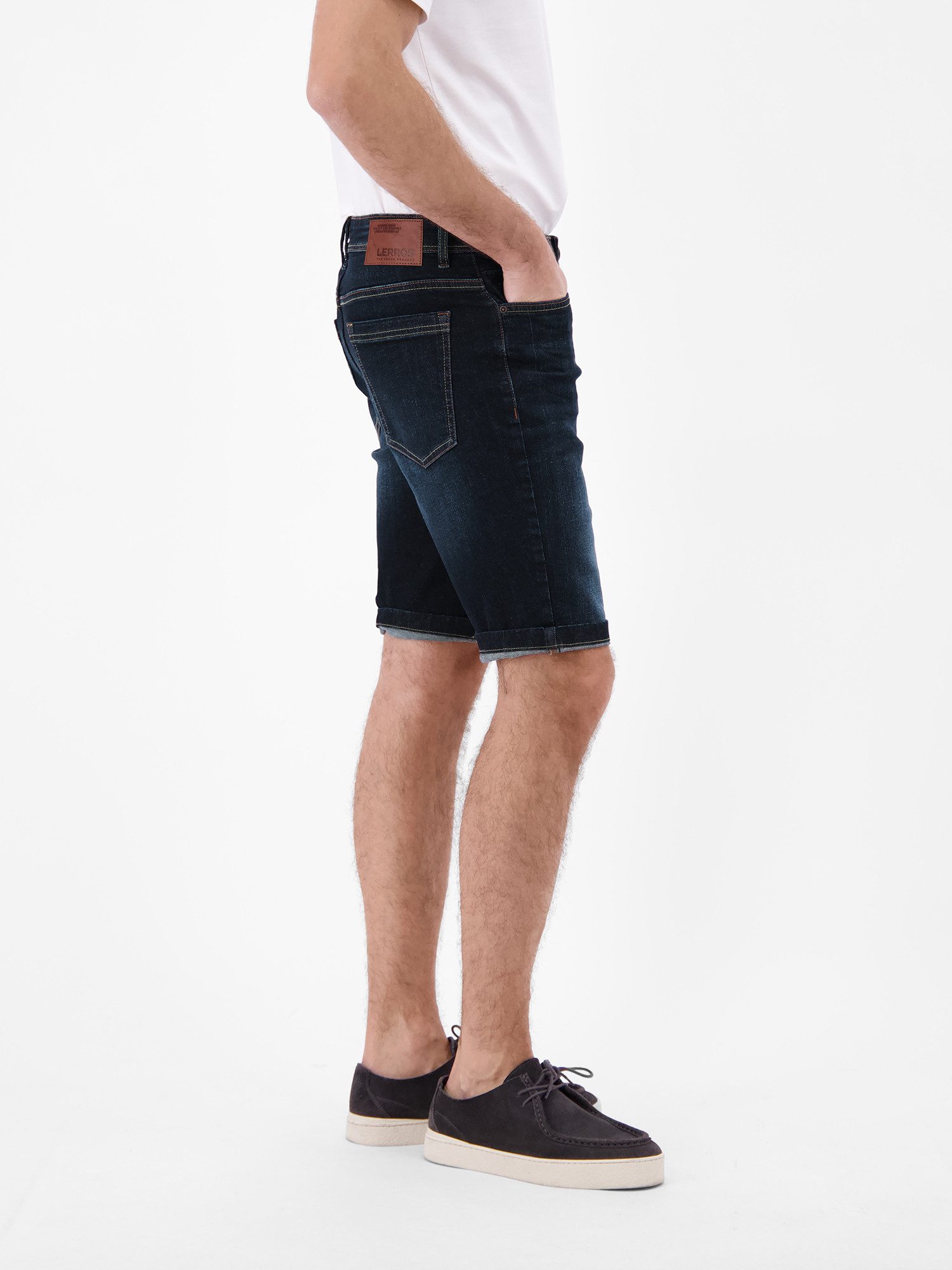 LERROS Shorts Denim Bermuda aus flexiblem Baumwollmischgewebe