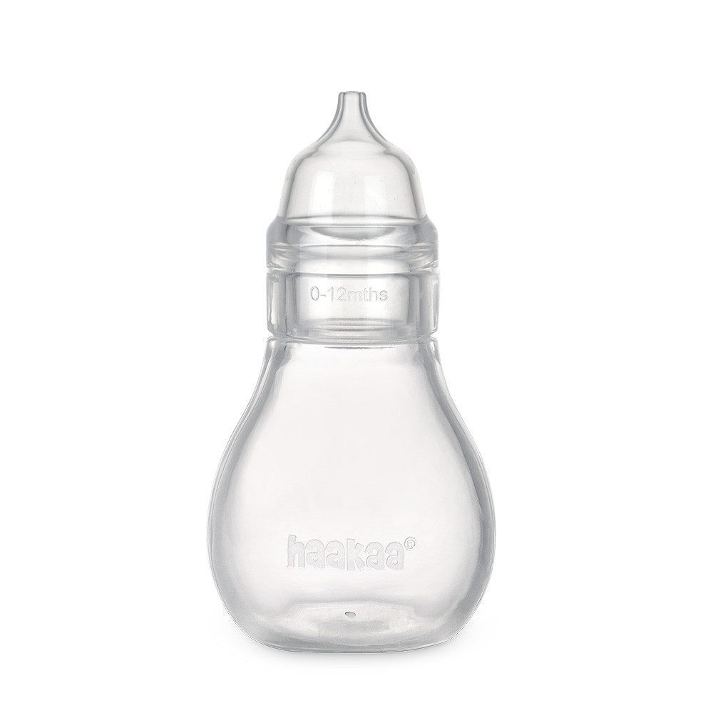 Haakaa Nasensauger Nasensauger Easy-Squeezy - 2 Aufsätze, lebensmittelechtes Silikon, 1-tlg., Frei von BPA, PVC und Phthalaten