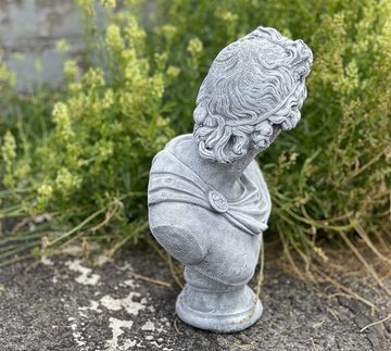 Stone and Style Gartenfigur Steinfigur Apollo Büste