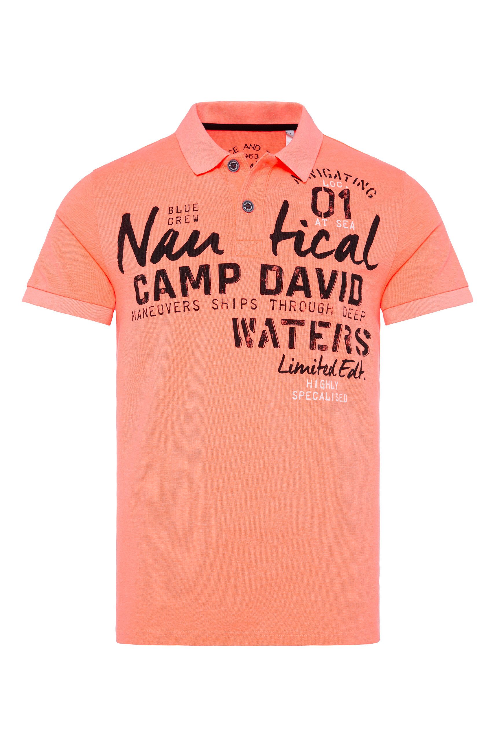 CAMP DAVID Poloshirt mit Baumwolle günstig online kaufen
