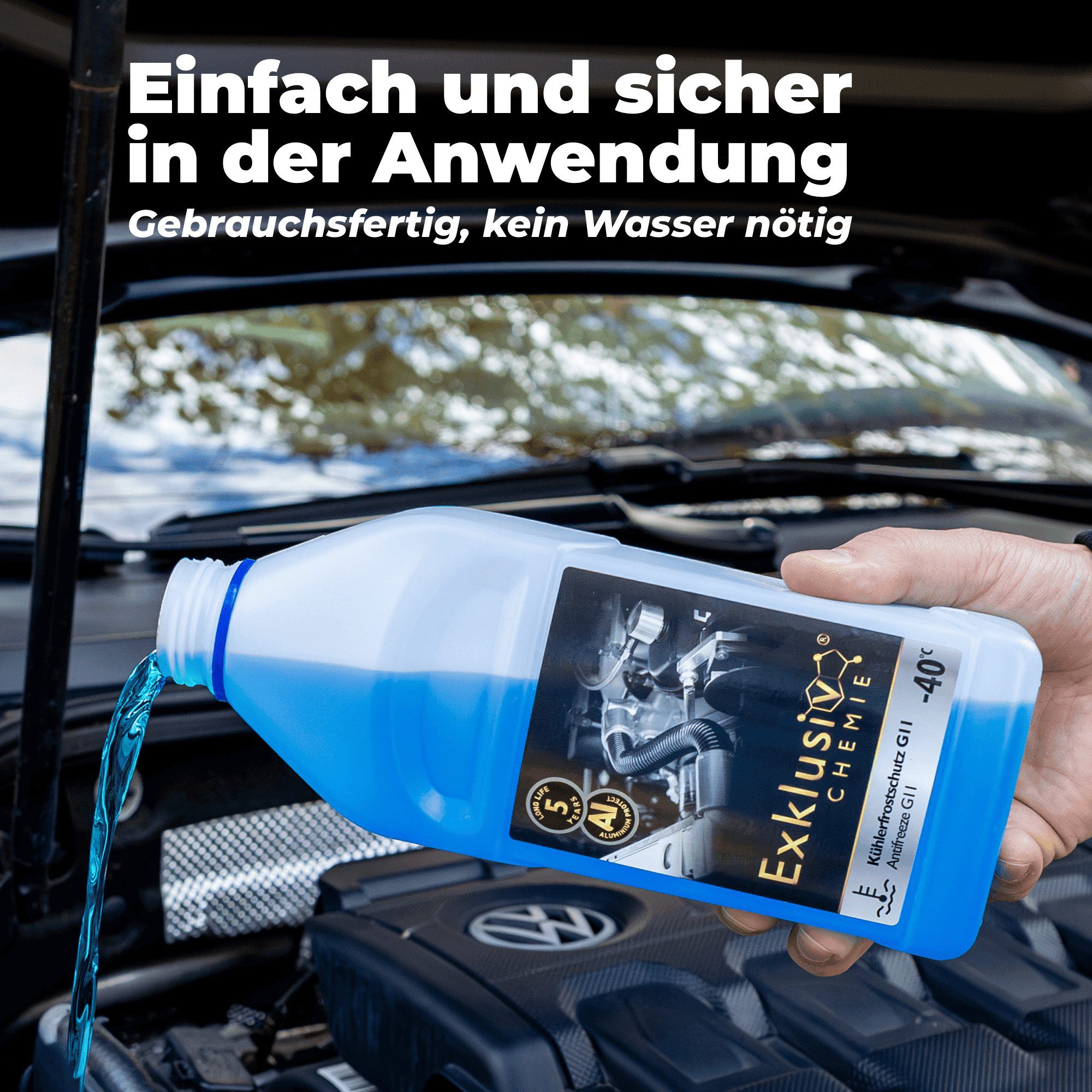 Exklusiv Chemie GmbH Kühlerfrostschutz G11 Kühlerfrostschutz 1 Liter, 1 l – Bild 3 von 5