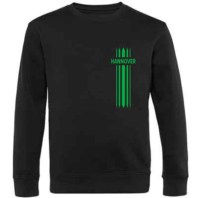 multifanshop Sweatshirt Hannover - Streifen - Pullover