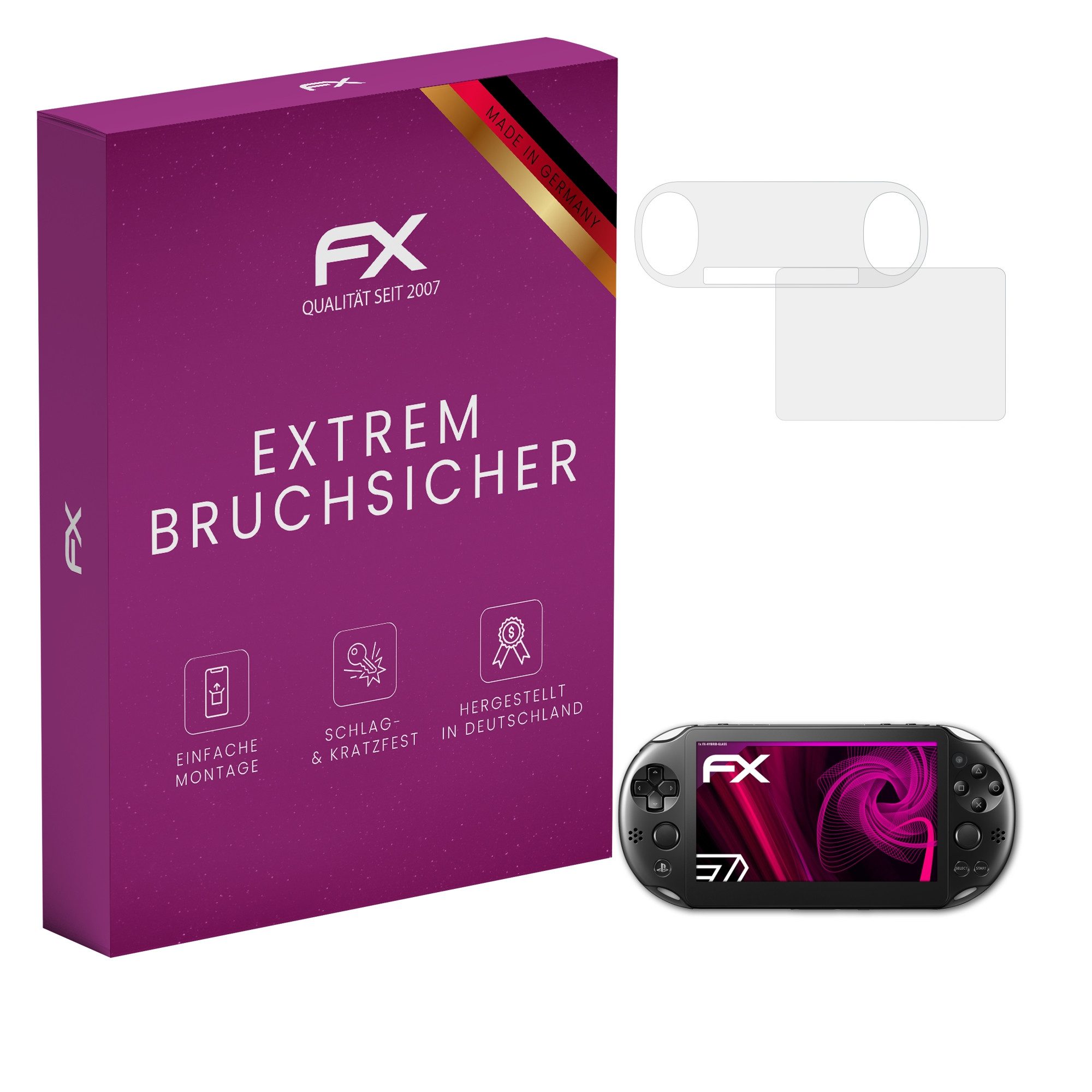 Schutzfolie Panzerglasfolie für Sony PlayStation Vita Slim