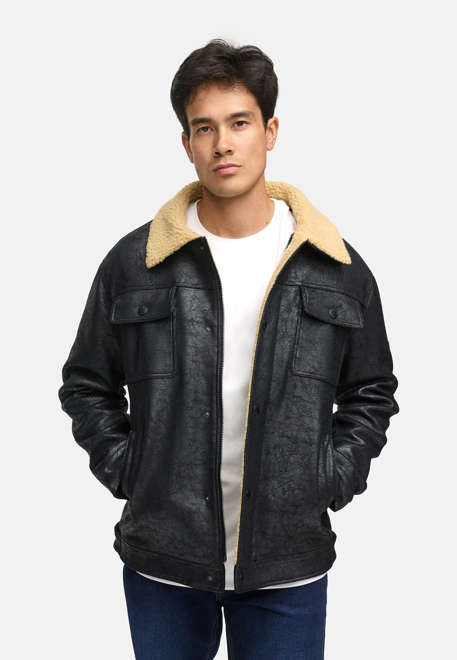 Lederjacke Herren INVados Übergangsjacke Herrenjacke