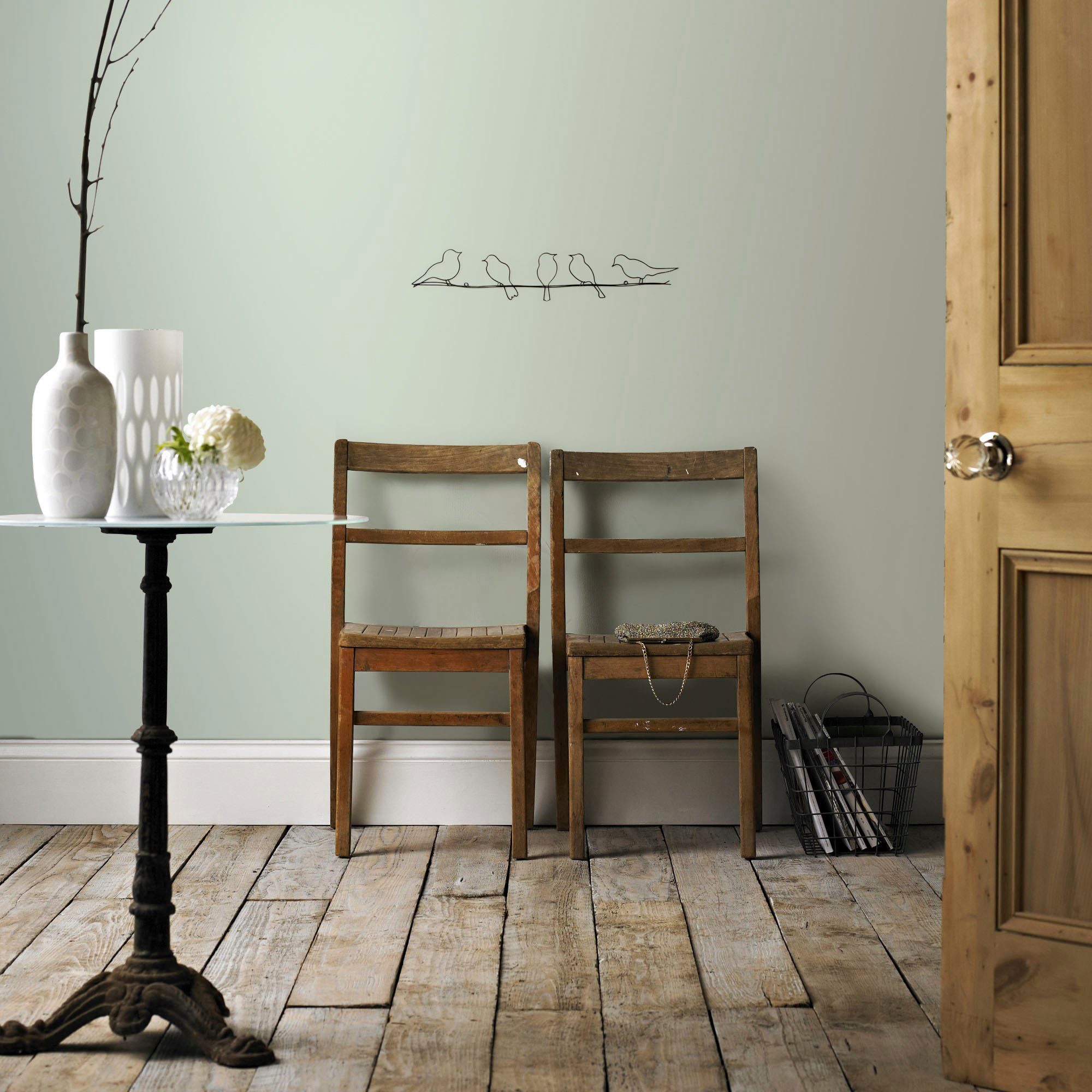 Art for the home Metallbild Metal Art - Vogel, Art, Vögel (1 St), Metall Wandbild Deko Skulptur Vögel Dunkelgrau 12.5 x 60 cm