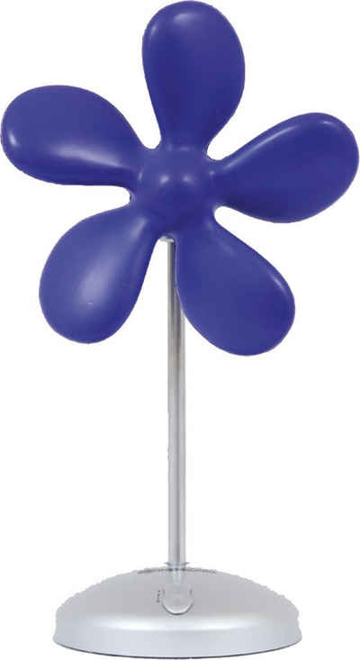 Sonnenkönig Tischventilator Flower Fan blau, 3 Ventilationsstufen, einfache Bedienung