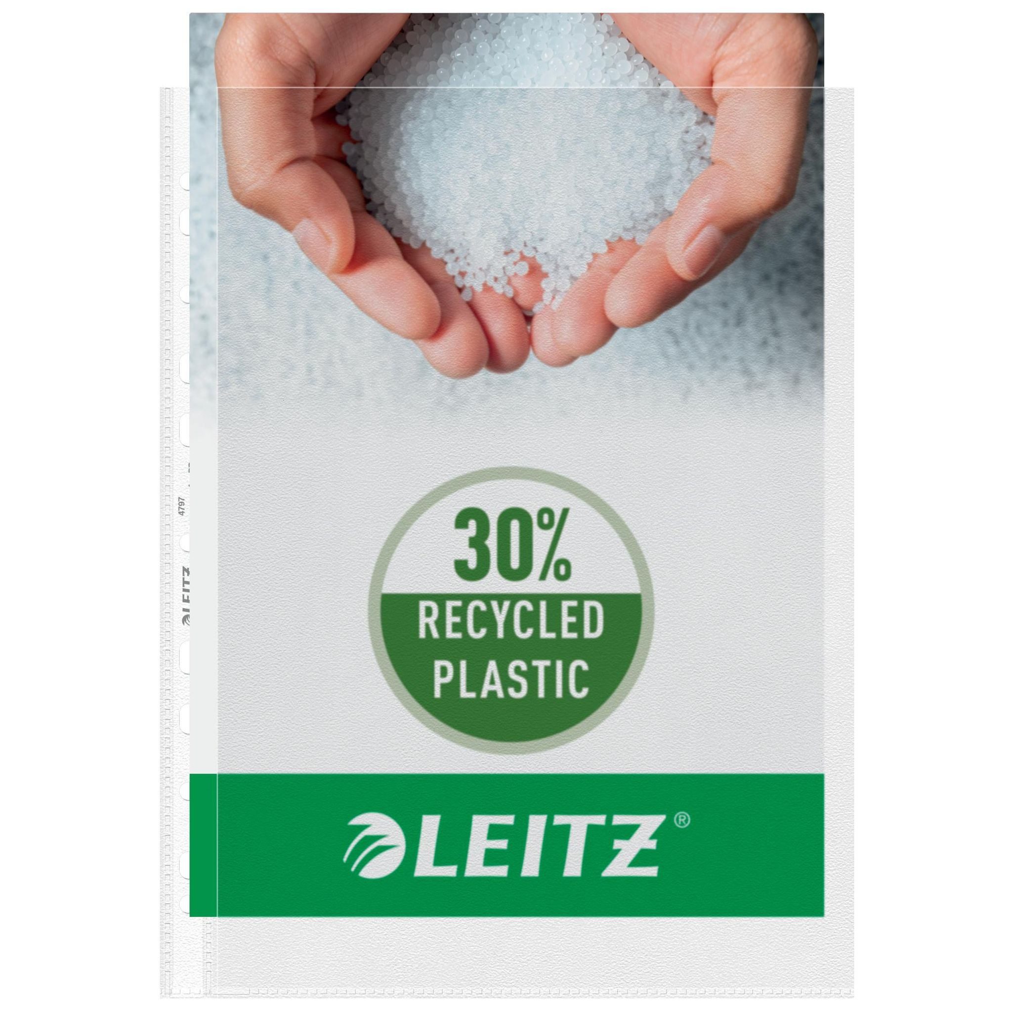 LEITZ Prospekthülle LEITZ 4797 Prospekthüllen oben und Lochseite offen Multilochung ohne