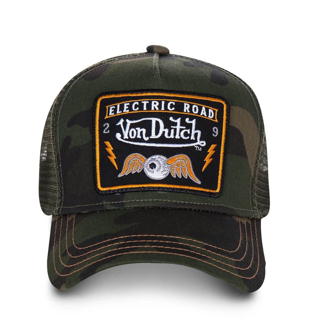 Von Dutch Trucker Cap Von Dutch Originals Trucker Mesh Cap - ELECTRIC ROAD (Basecap, Meshcap, Trucker Kappe) – Bild 3 von 4