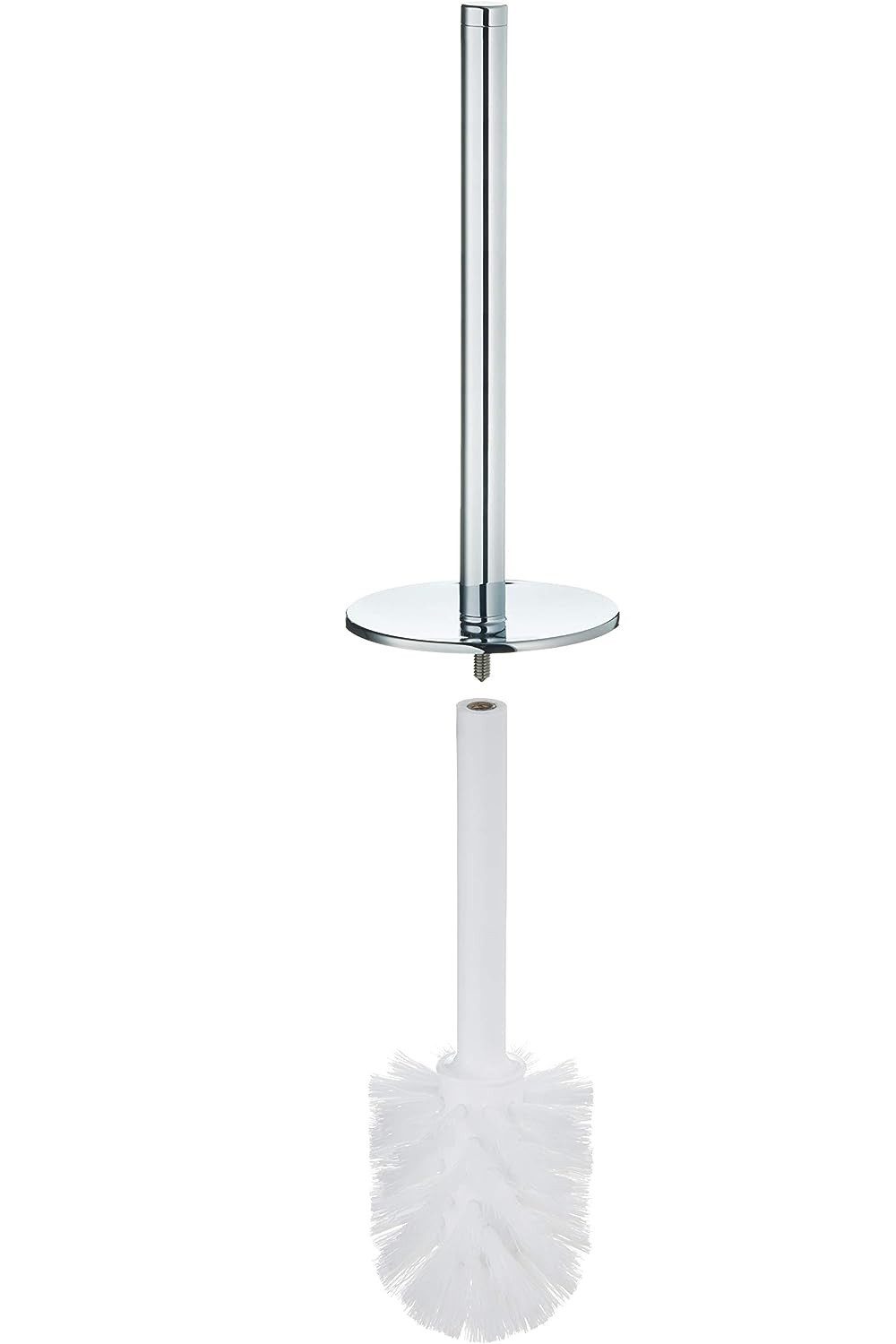 Keuco WC-Reinigungsbürste Edition 400, Ersatz-Toilettenbürste mit Griff, chrom Stiel, rostfrei, einzeln