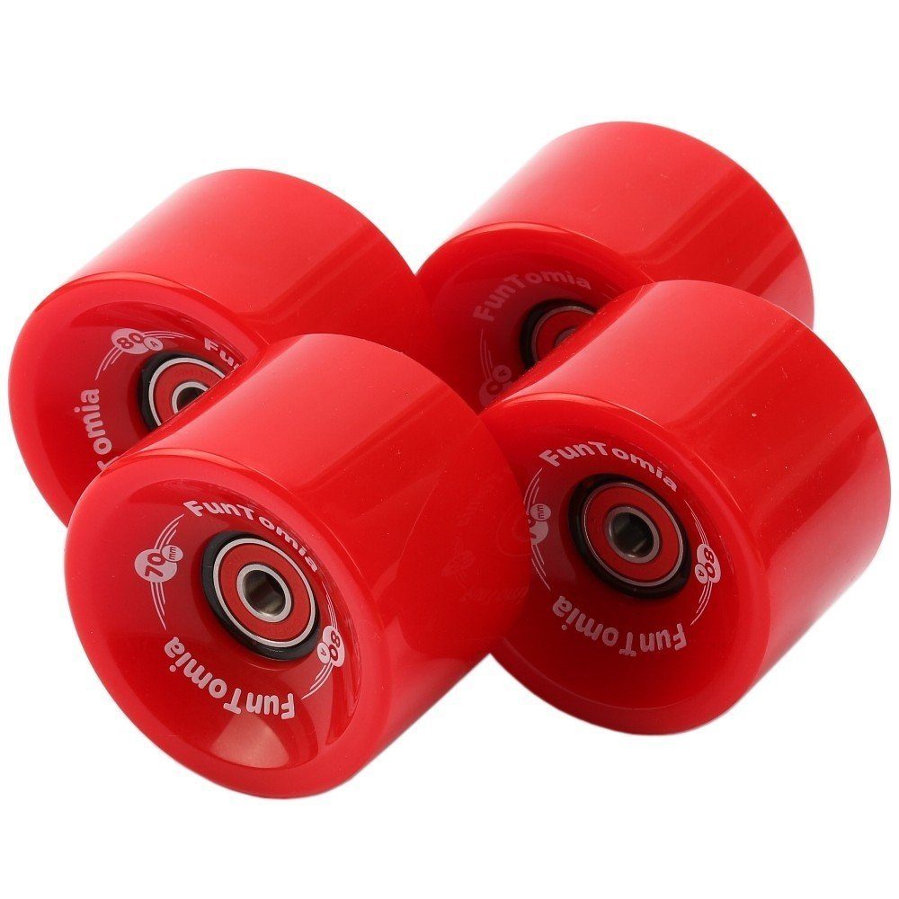 Thumbnail - FunTomia Longboard FunTomia 4x Longboard Rollen 70x51mm 80A / 86A inkl. Mach1® Kugellager