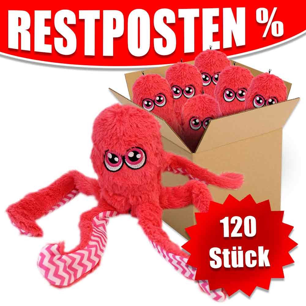 Krüger & Gregoriades Kuscheltier Umkarton mit 120x Krake Kuscheltier - ca. 40 cm (120-St)