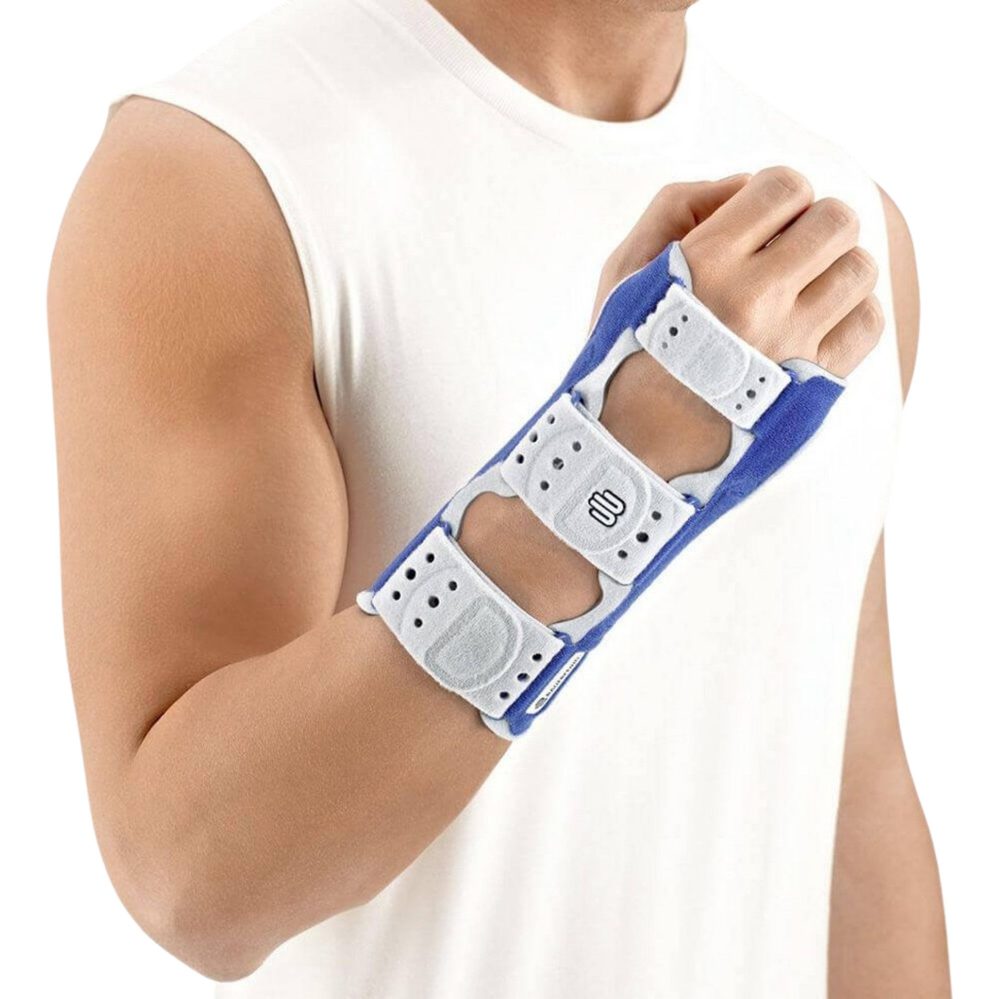 Bauerfeind Handbandage Bauerfeind ManuLoc® Handgelenkorthese, Farbe: Titan