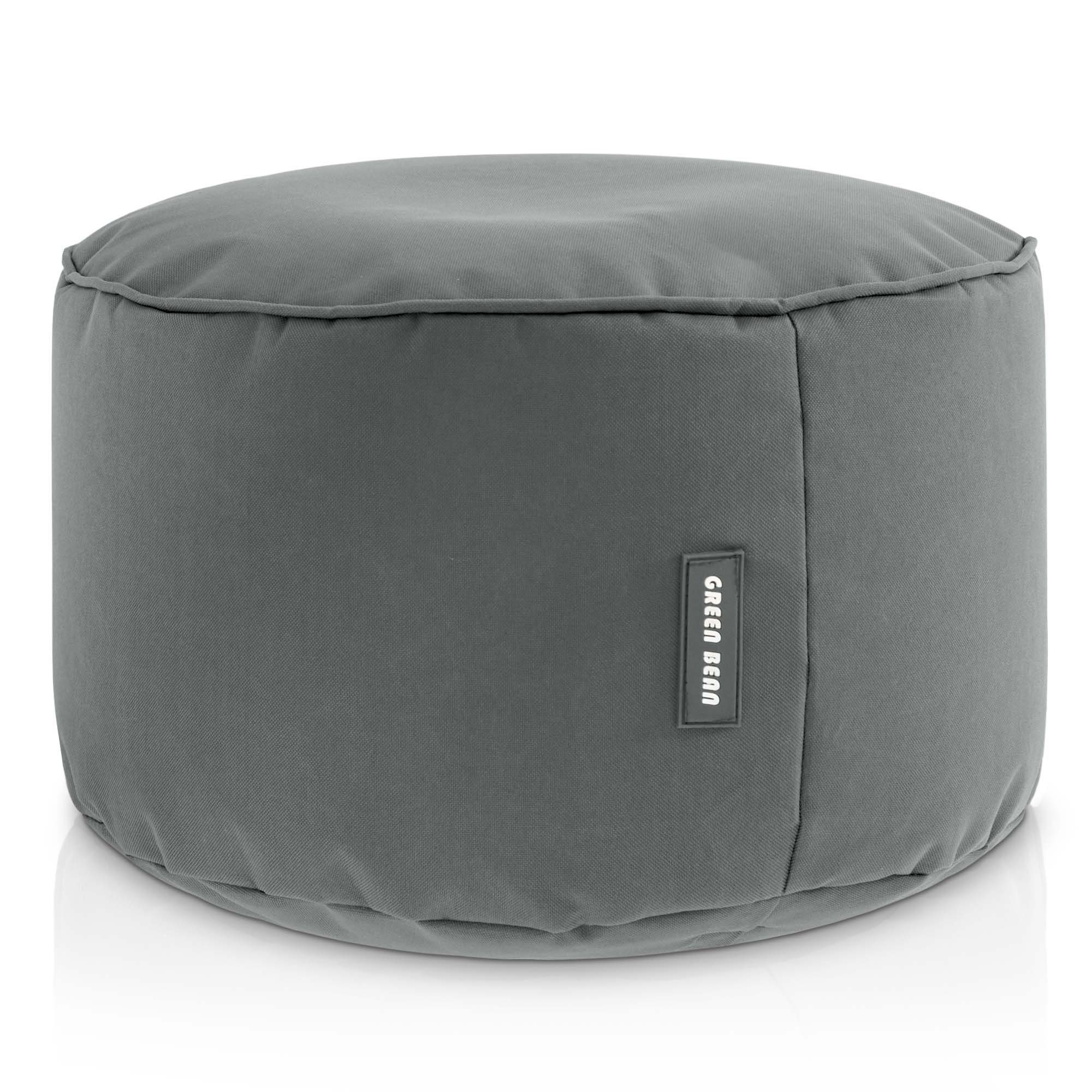 Pouf En Peluche Green Bean 60x45x45 Cm – Remplissage 120L Perles EPS, Housse Lavable, Couleur Lilas, Intérieur