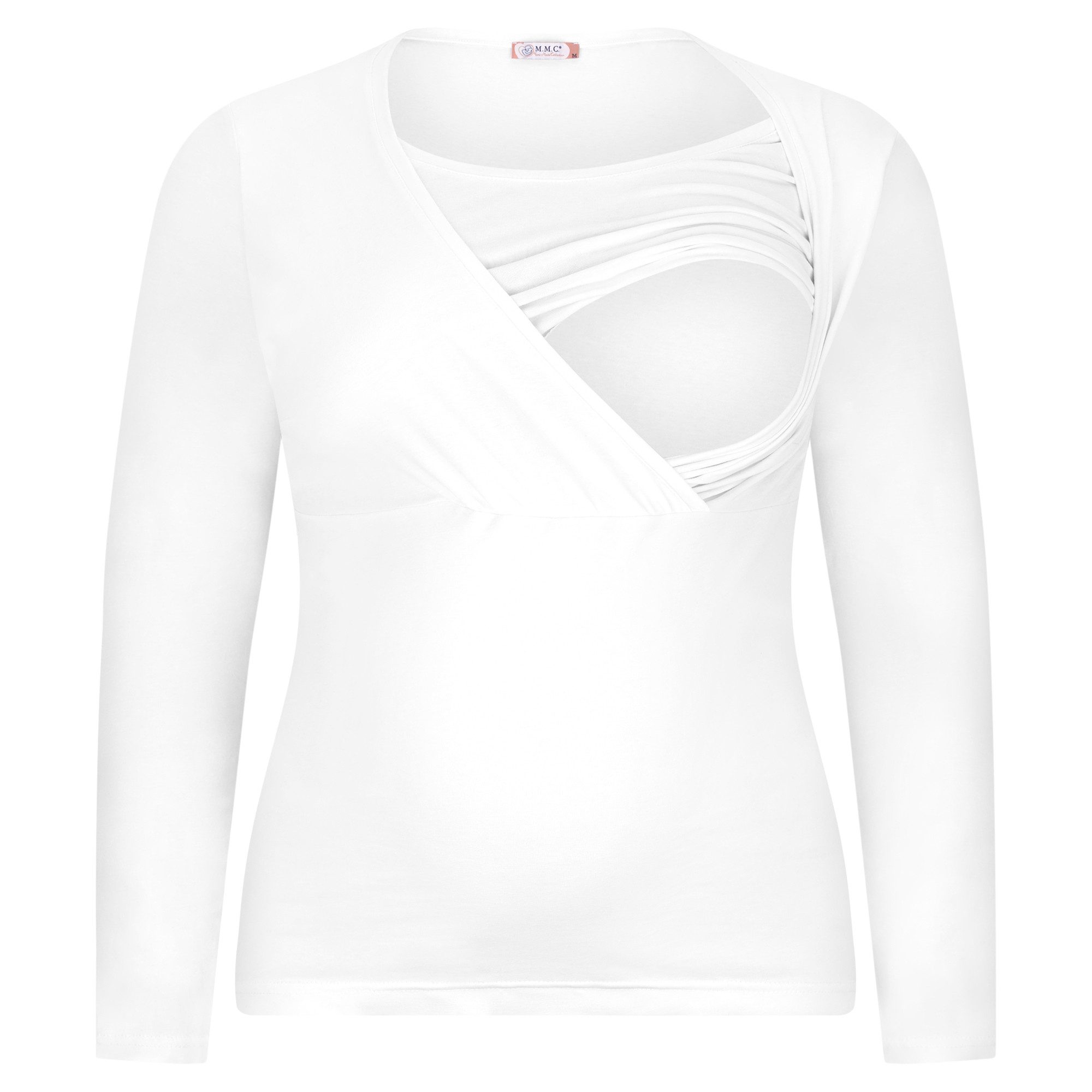 M.M.C. Stillshirt Langarm Umstandsshirt 3er Set Stillmode (3-tlg) Umstandsmode