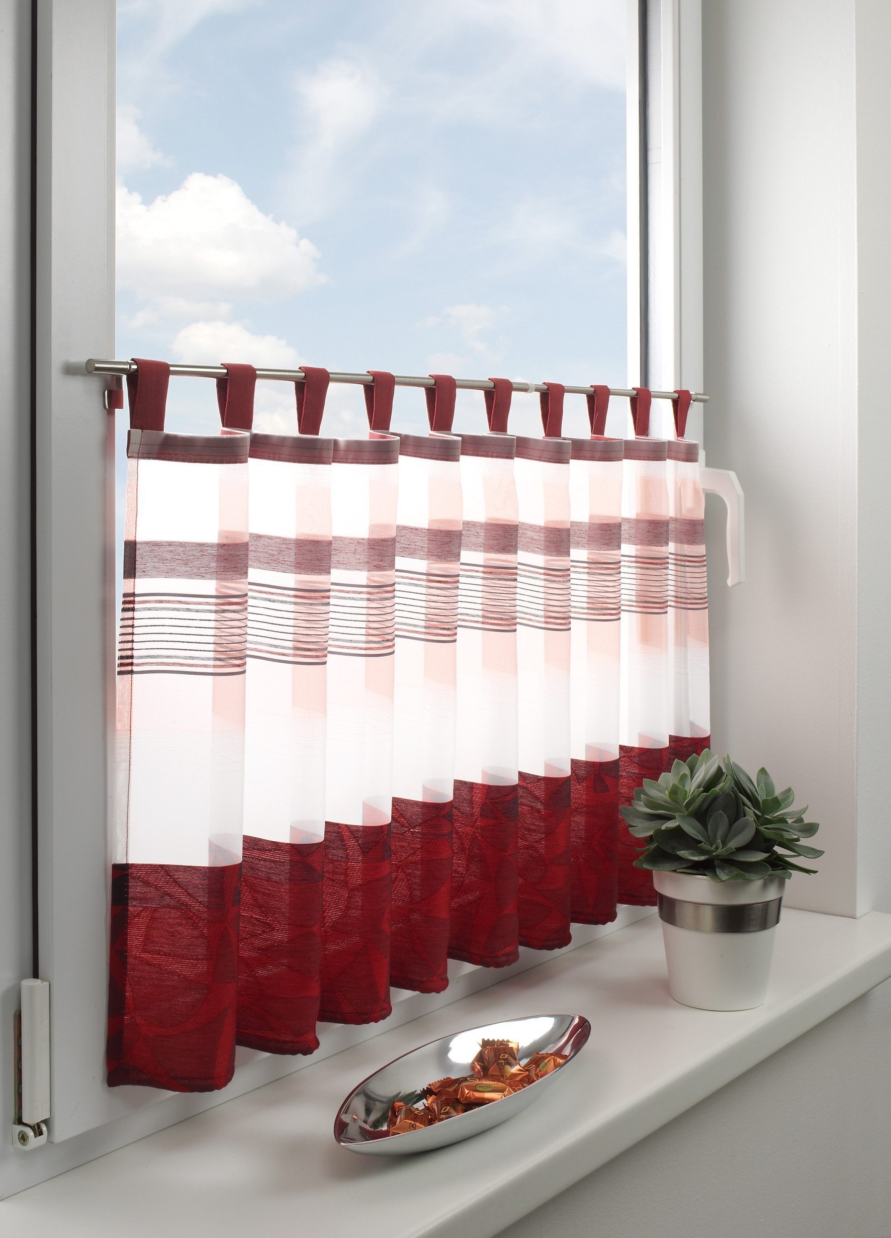 GARDINIA Scheibenstange Klemmstange Filigrano Zylinder, Ø 10 mm, ausziehbar günstig online kaufen