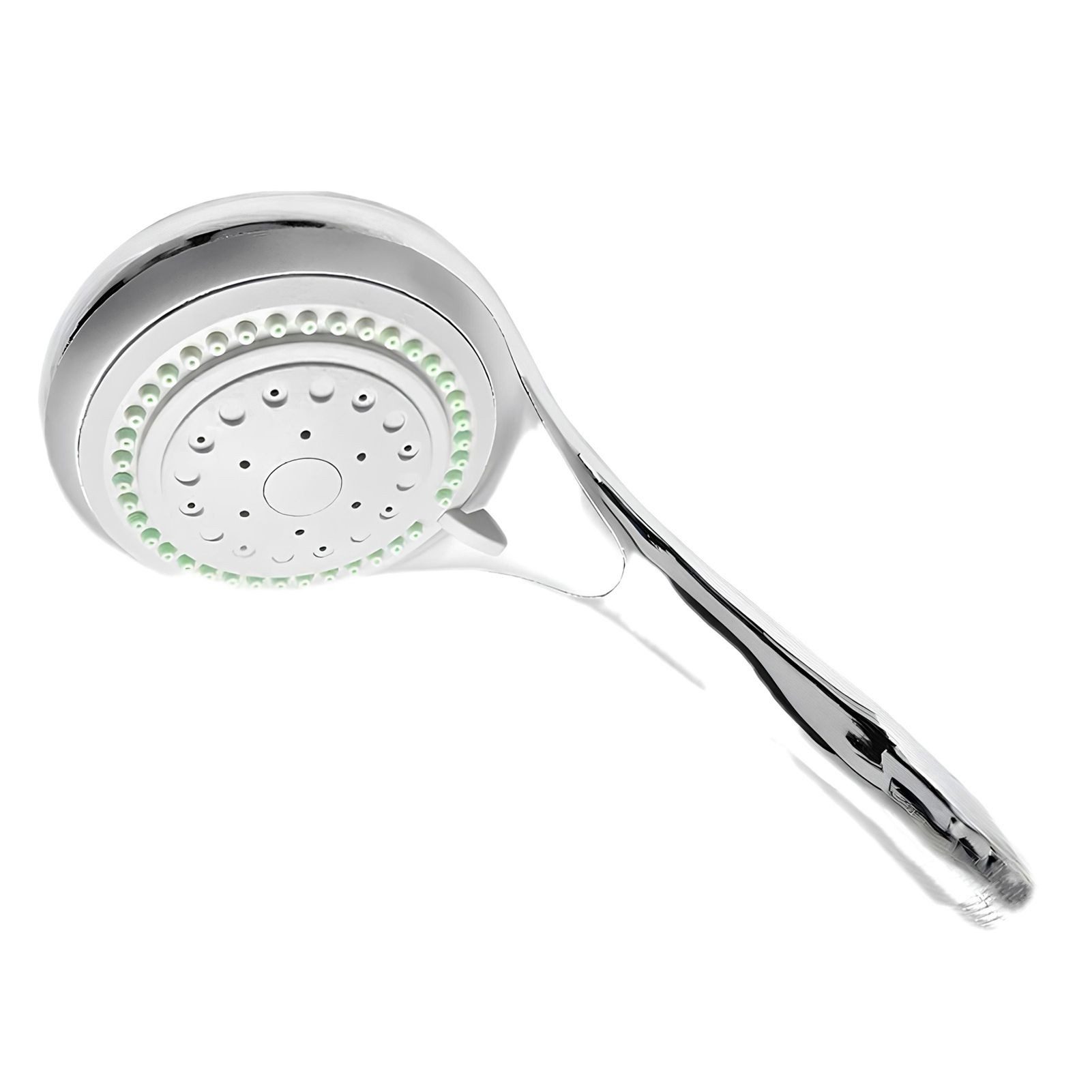 Jumpeak Handbrause Manuelle Handbrause mit 3 Funktionen, Brausetellerdurchmesser 10 cm, (Handbrause), Verchromter 3 Funktions Brausekopf mit Anti Kalk Düse