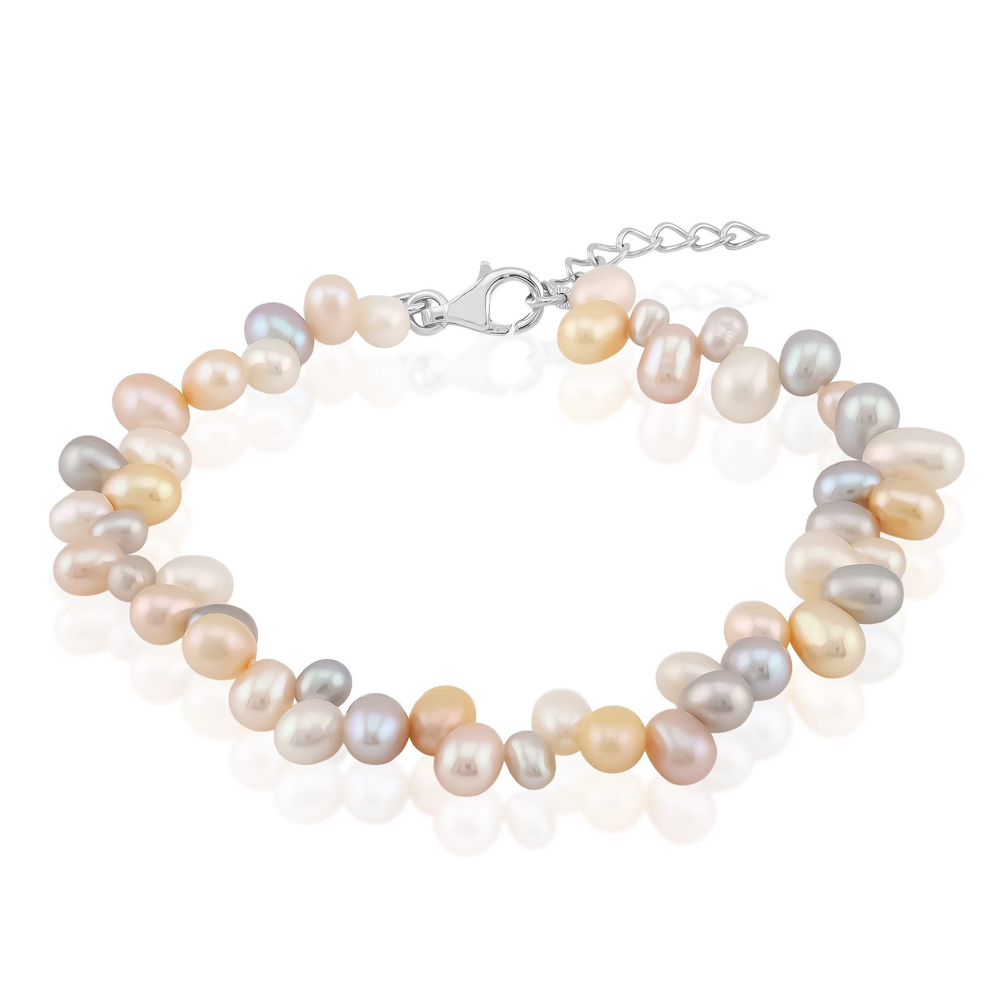 Cavill Perlenarmband Elegantes Silberarmband mit Süßwasserperlen (1-tlg)