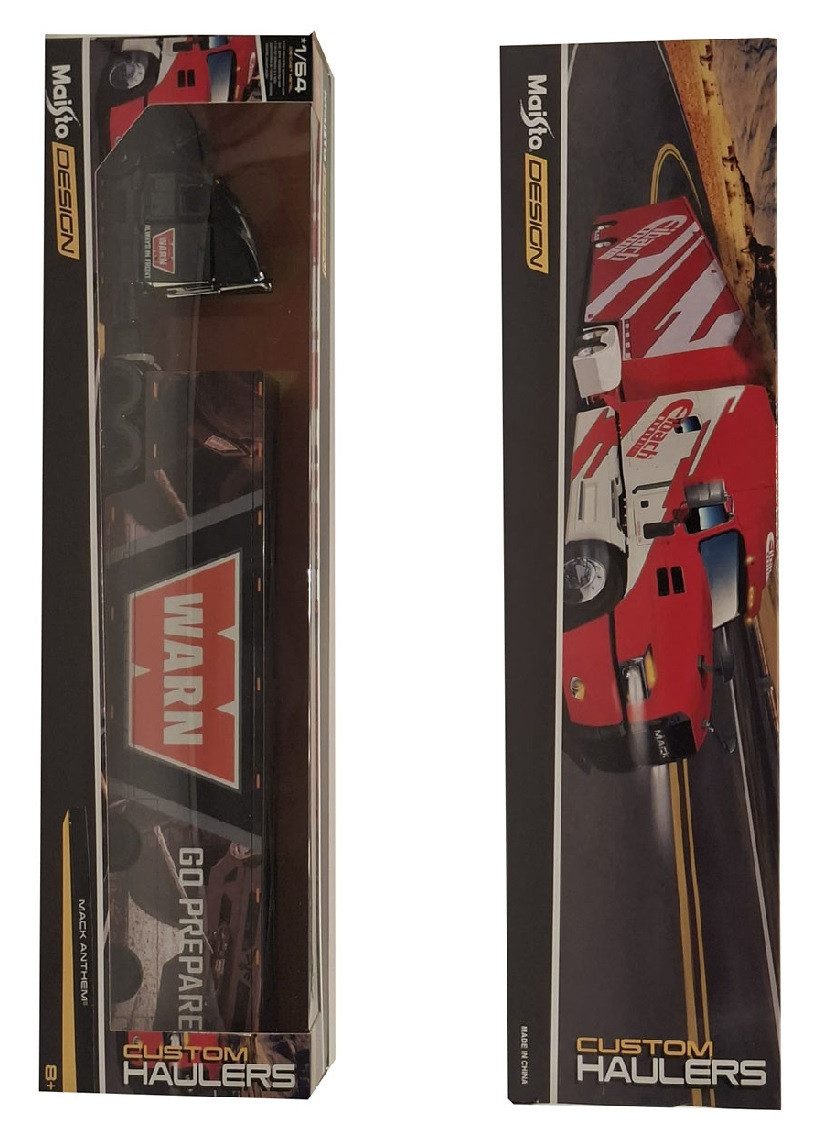 Bburago Spielzeug-LKW Bbaurago Custom Haulers -Mack Anthem WARN Go Prepared Truck