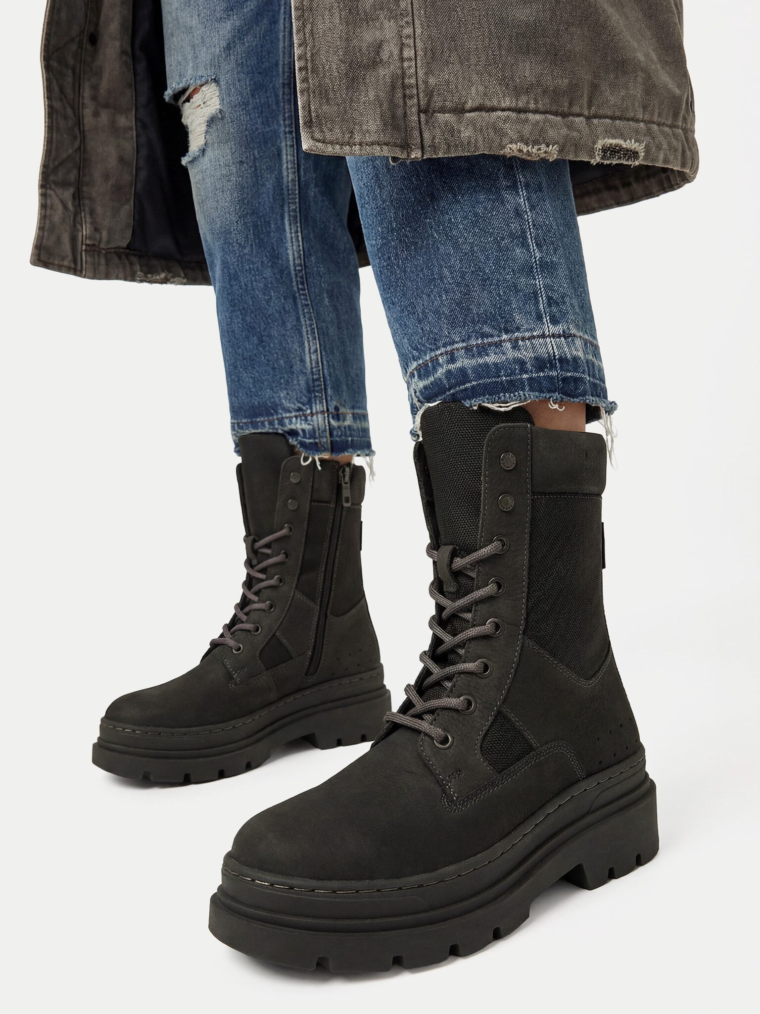 G-STAR G Star Raw Damenstiefel Grau G-STAR RAW-CEO-WI45-VR-3400-02 Grau Stiefel