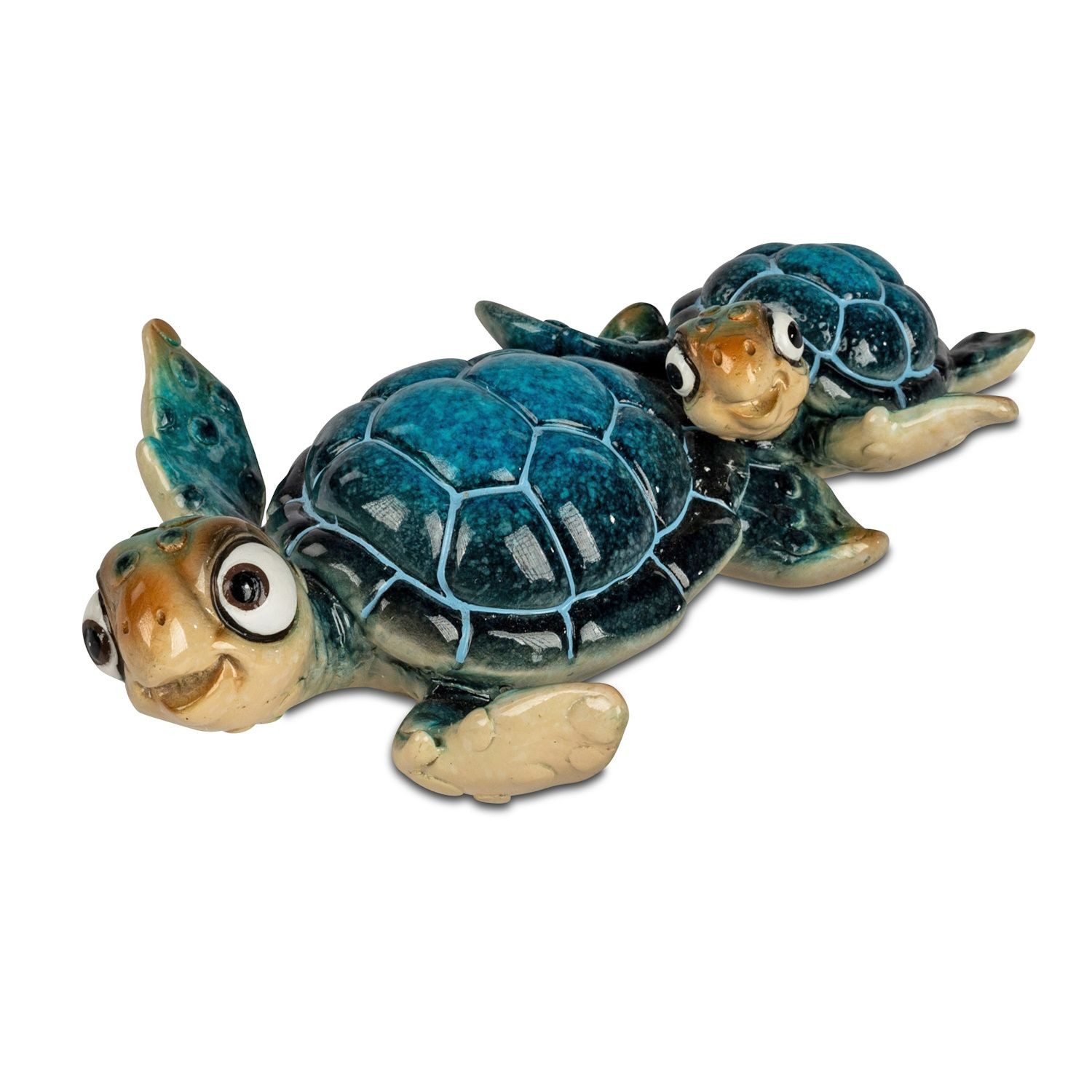 formano Dekofigur, Farbe: Blau, Motiv: Schildkröte günstig online kaufen