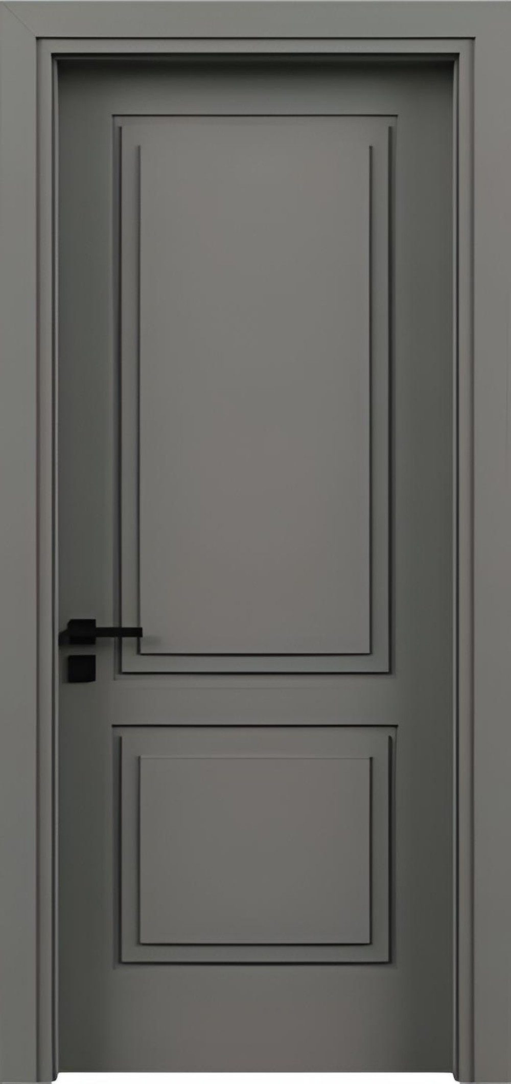 Xlmoebel Zimmertür Designer Graue Holztür für stilvolle moderne Räume, Made in Europa