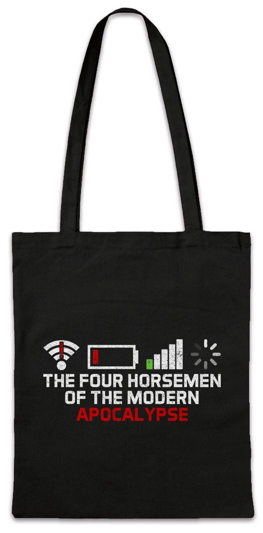 Beuteltasche The Four Horsemen Of The Modern Apocalypse Stofftasche Fun Binary Code