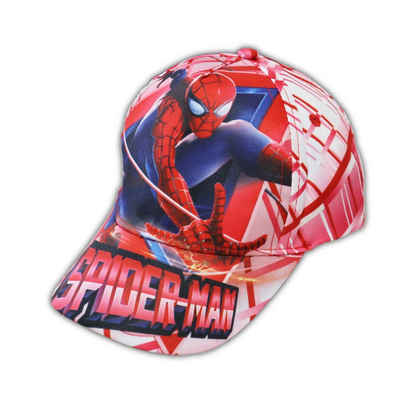 MARVEL Baseball Cap »Spiderman Kinder Jungen Basecap« Gr. 52 bis 54, Rot oder Blau