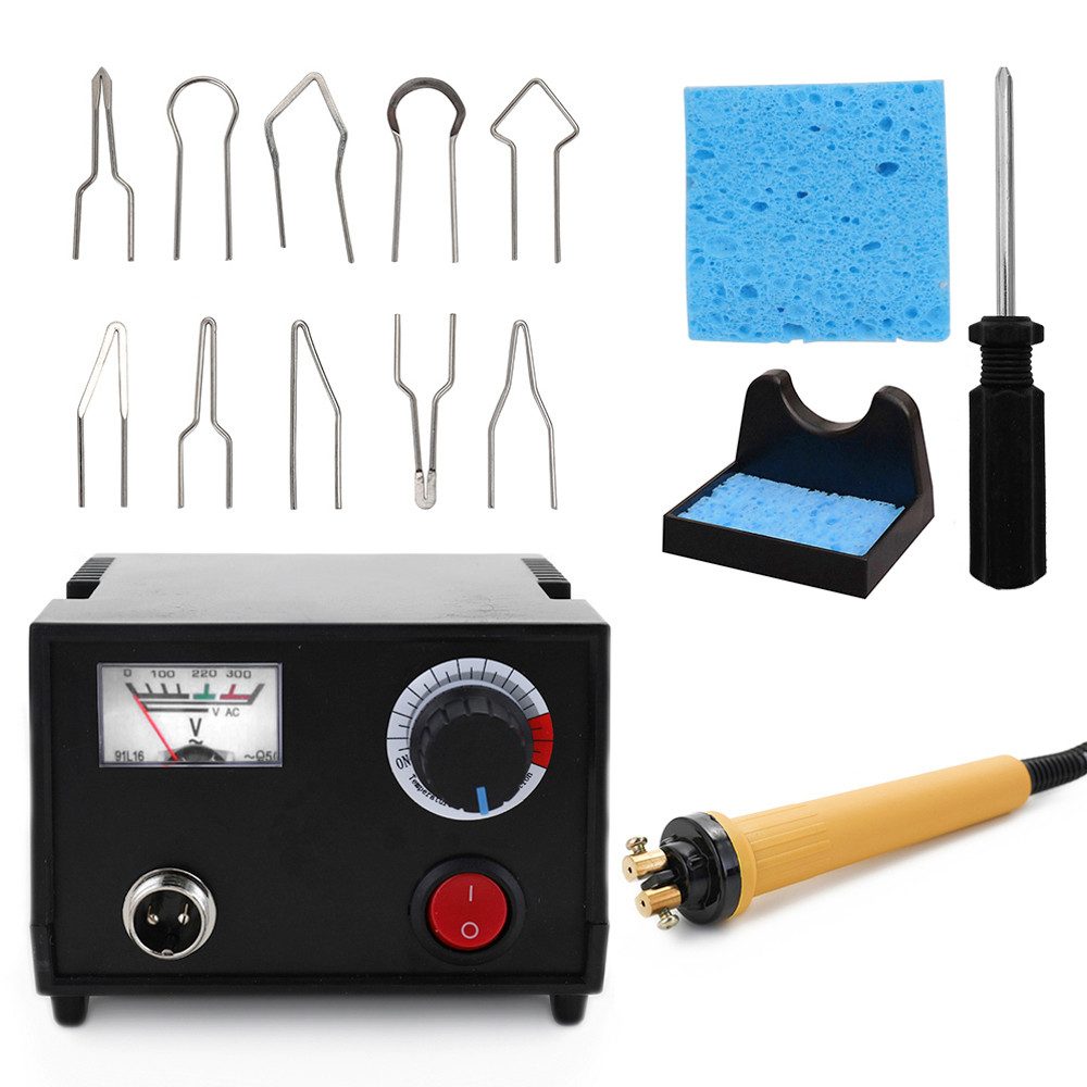 GARRYFIZH Kreativset Brandmalerei Einstellbare Temperatur Pyrographiegerät, Brennkolben-Set mit 10 Drahtspitzen