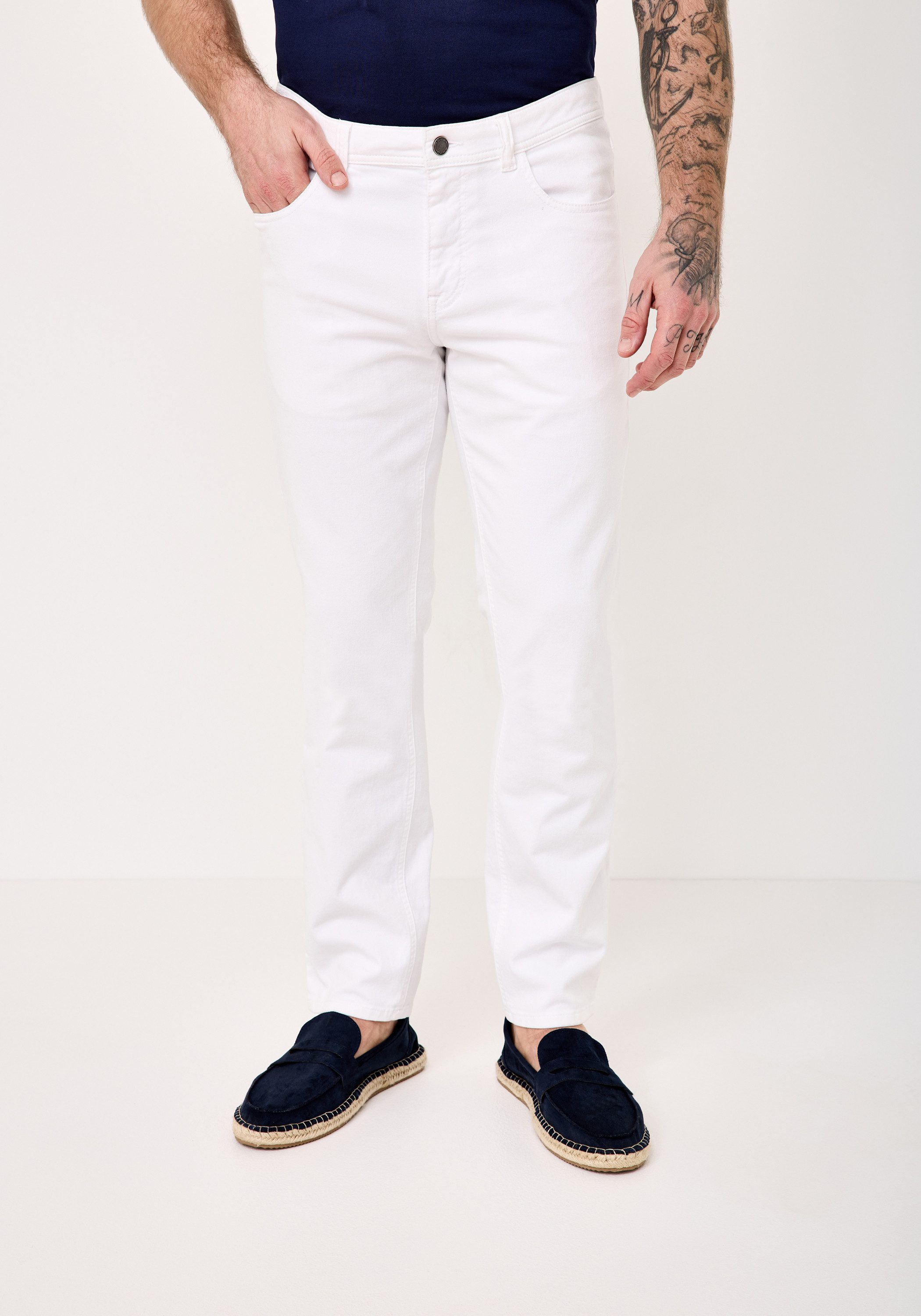 Redpoint Stoffhose TORONTO Regular Jeans mit Elastischen Bund und Stretch