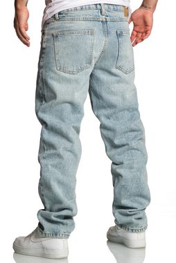 Amaci&Sons Weite Jeans BOX HILL 90s Baggy Jeans Herren 90s Denim Jeans Hose Straight Baggy