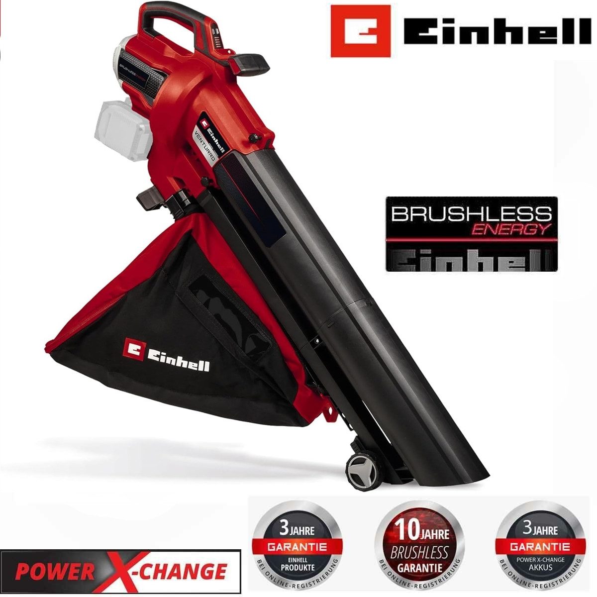 Einhell Akku-Laubsauger 35V Воздуходувка / Bläser VENTURRO 36/240 2x 18V ohne Akku / Ladegerät