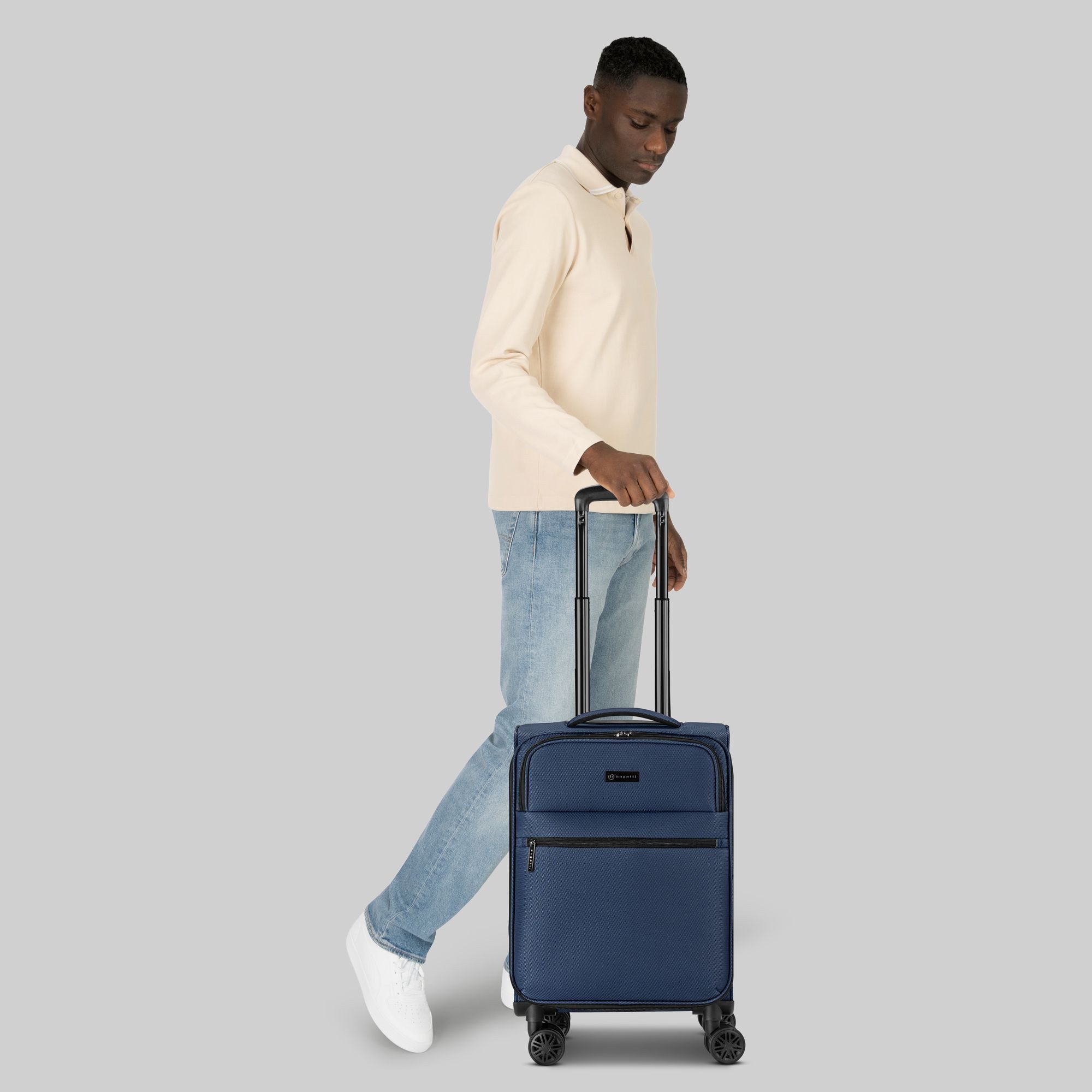 bugatti Handgepäck-Trolley Valencia Soft, 4 Rollen, günstig online kaufen