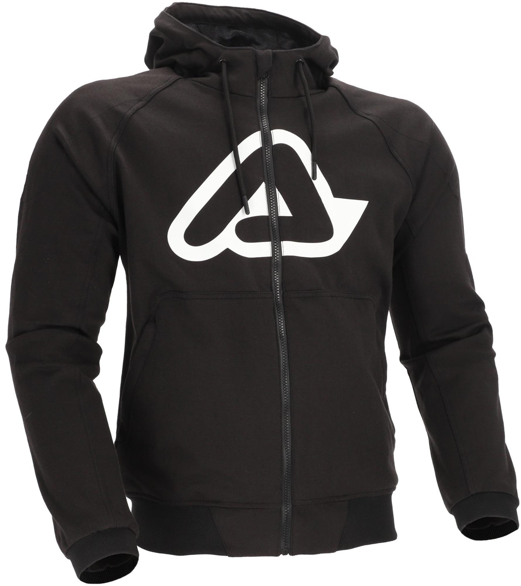 Acerbis Motorradjacke Fly Motorrad Zip Hoodie Rückenprotektor vorbereitet,Ellenbogenprotektoren enthalten,Schul